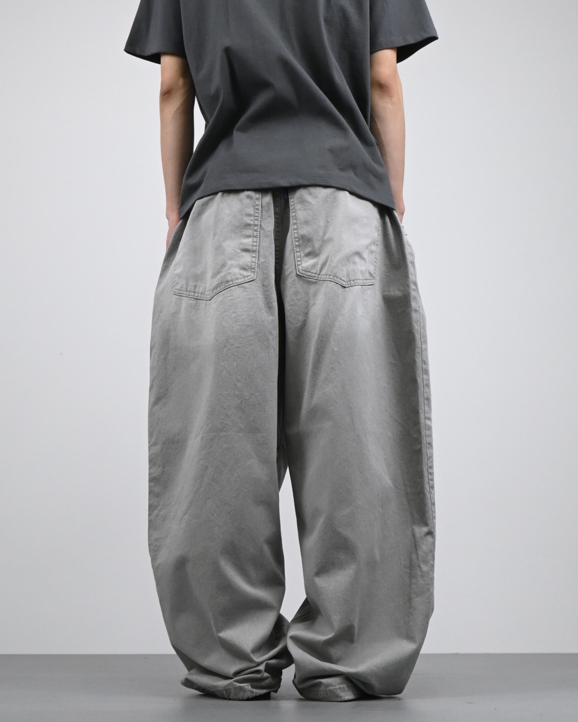 printed pigment balloon cotton pants