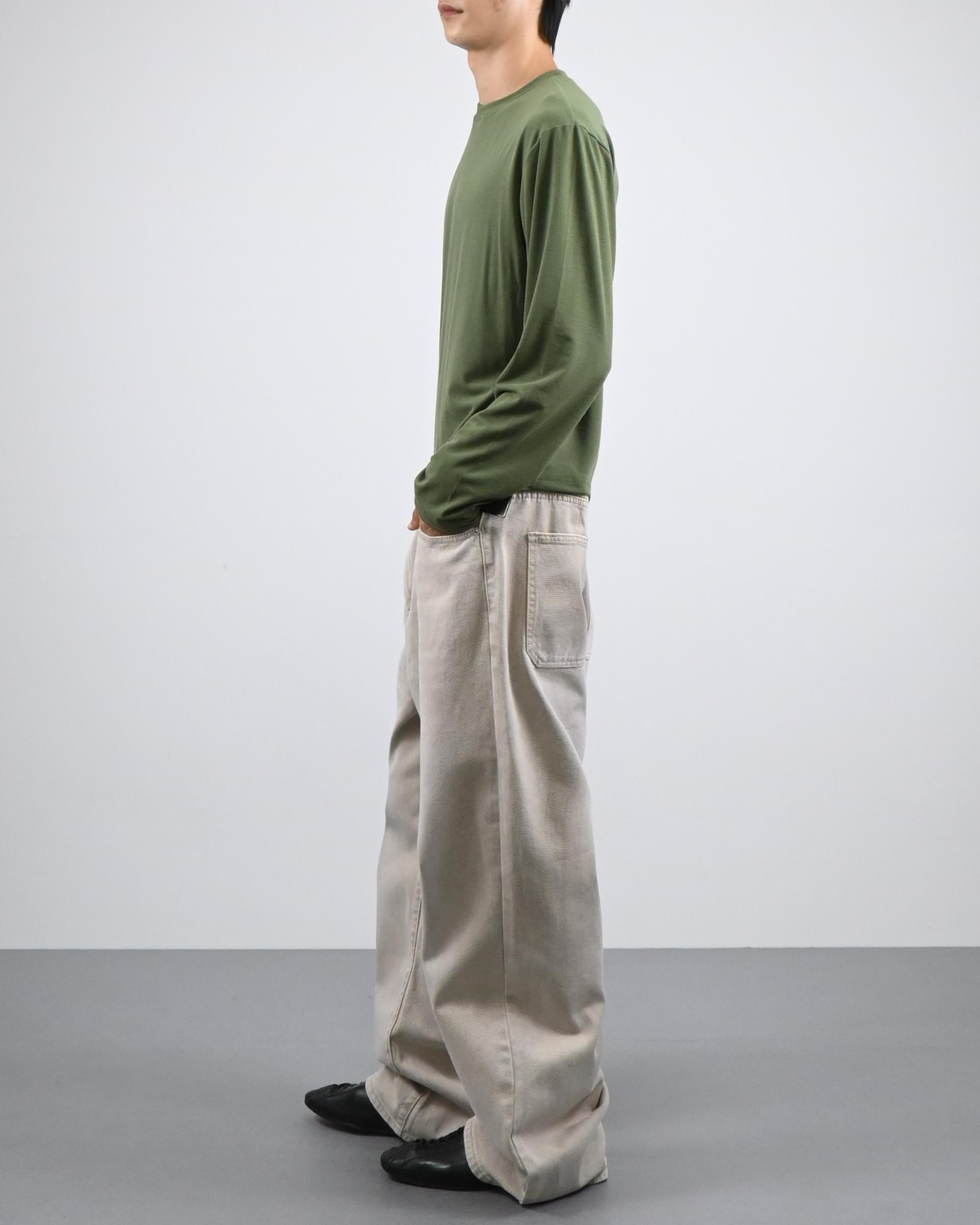 slub henley neck long sleeve 복제