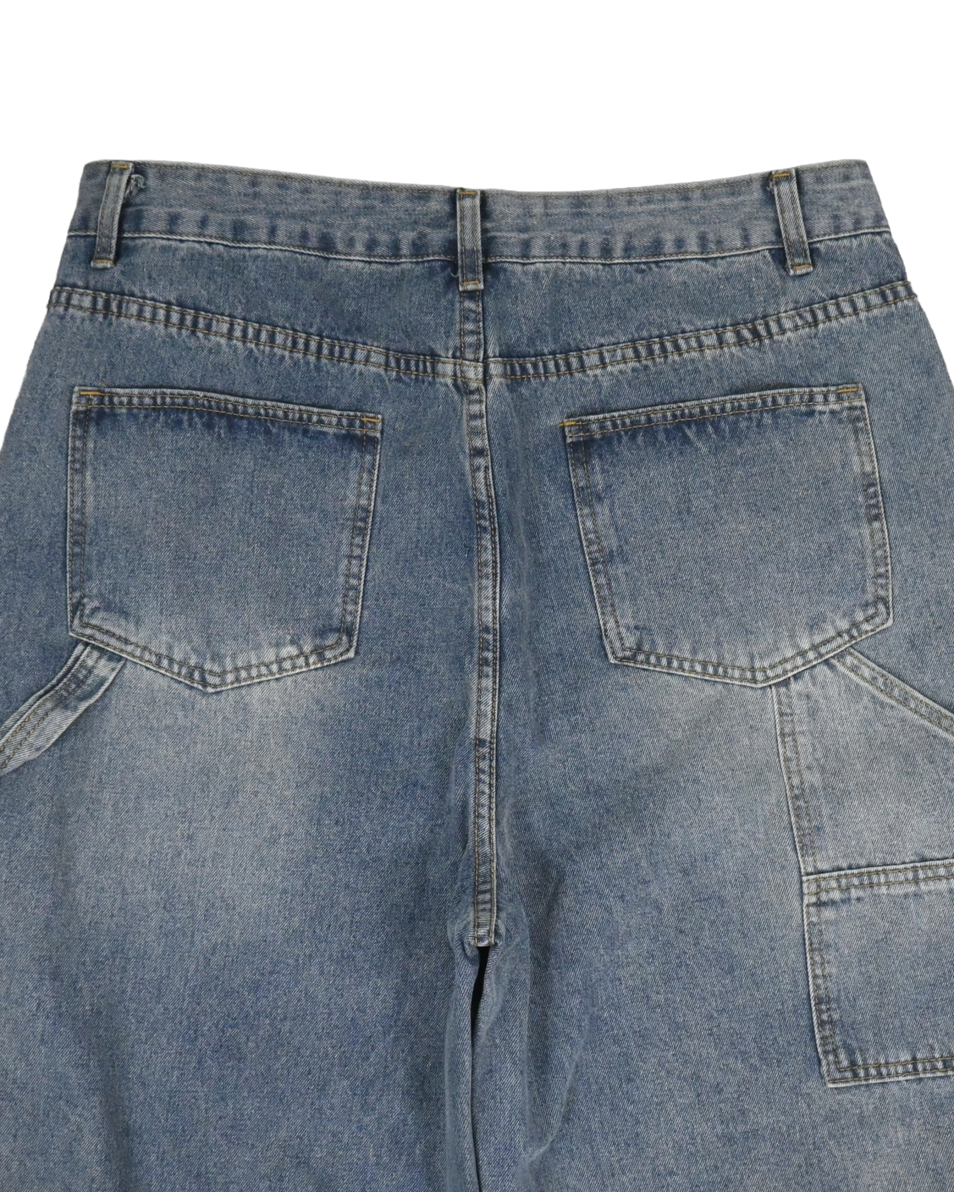 zipper carpenter denim pants