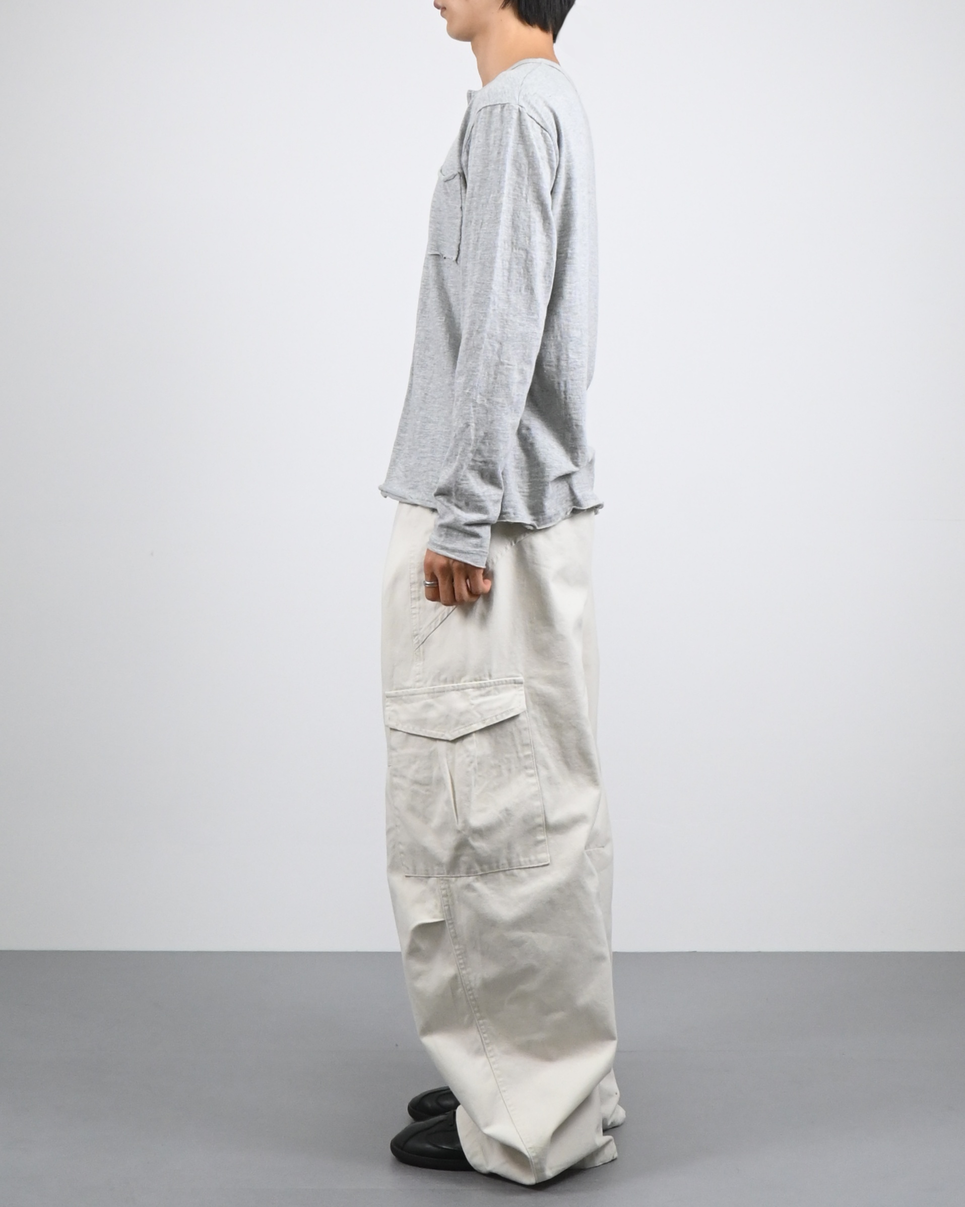 neon invision curved cotton pants