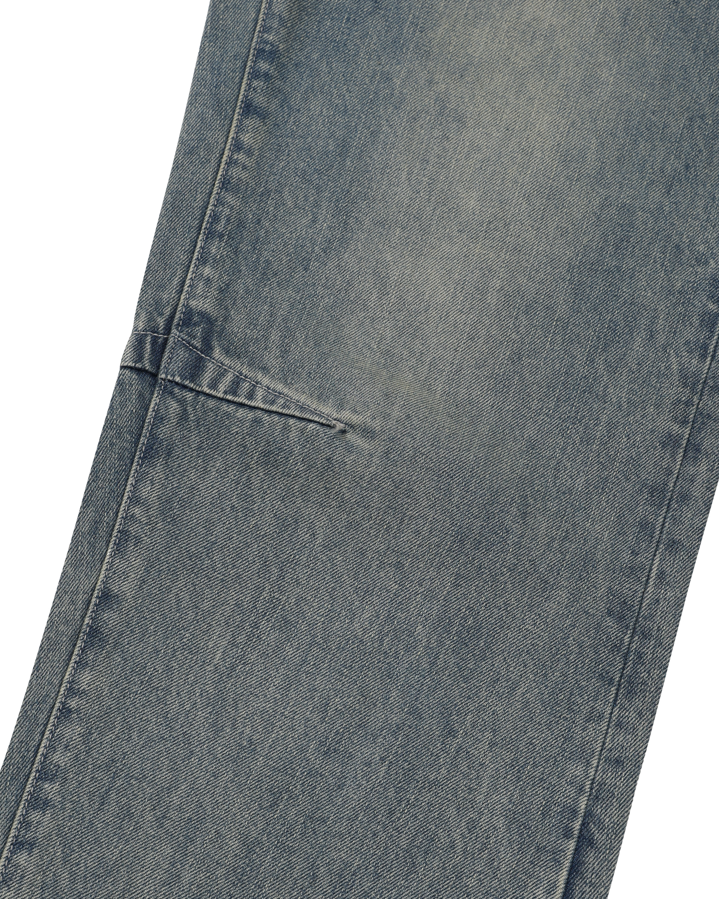 dart curved denim pants (light blue)