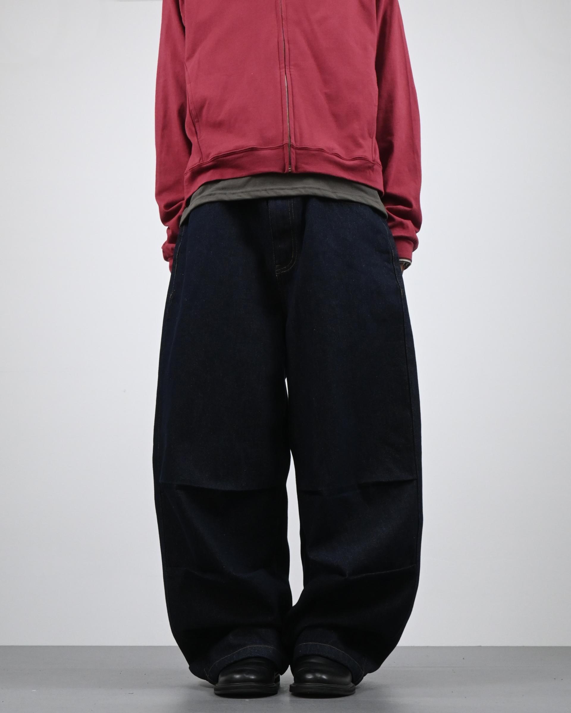 milo velcro balloon denim pants