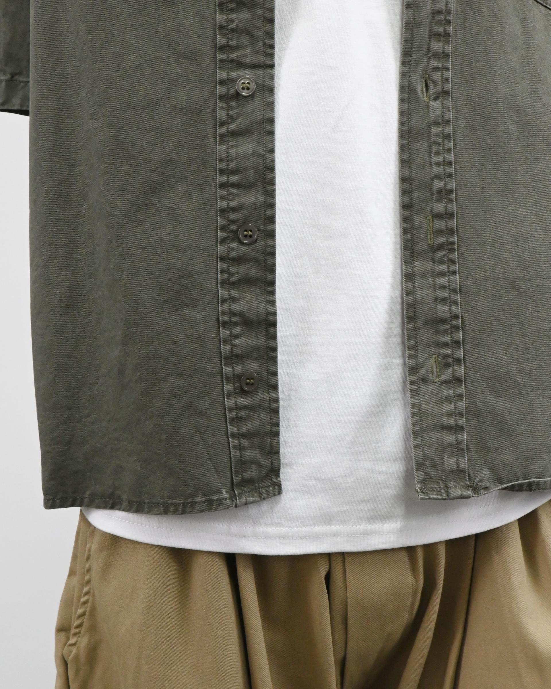 crop ding cotton half shirt