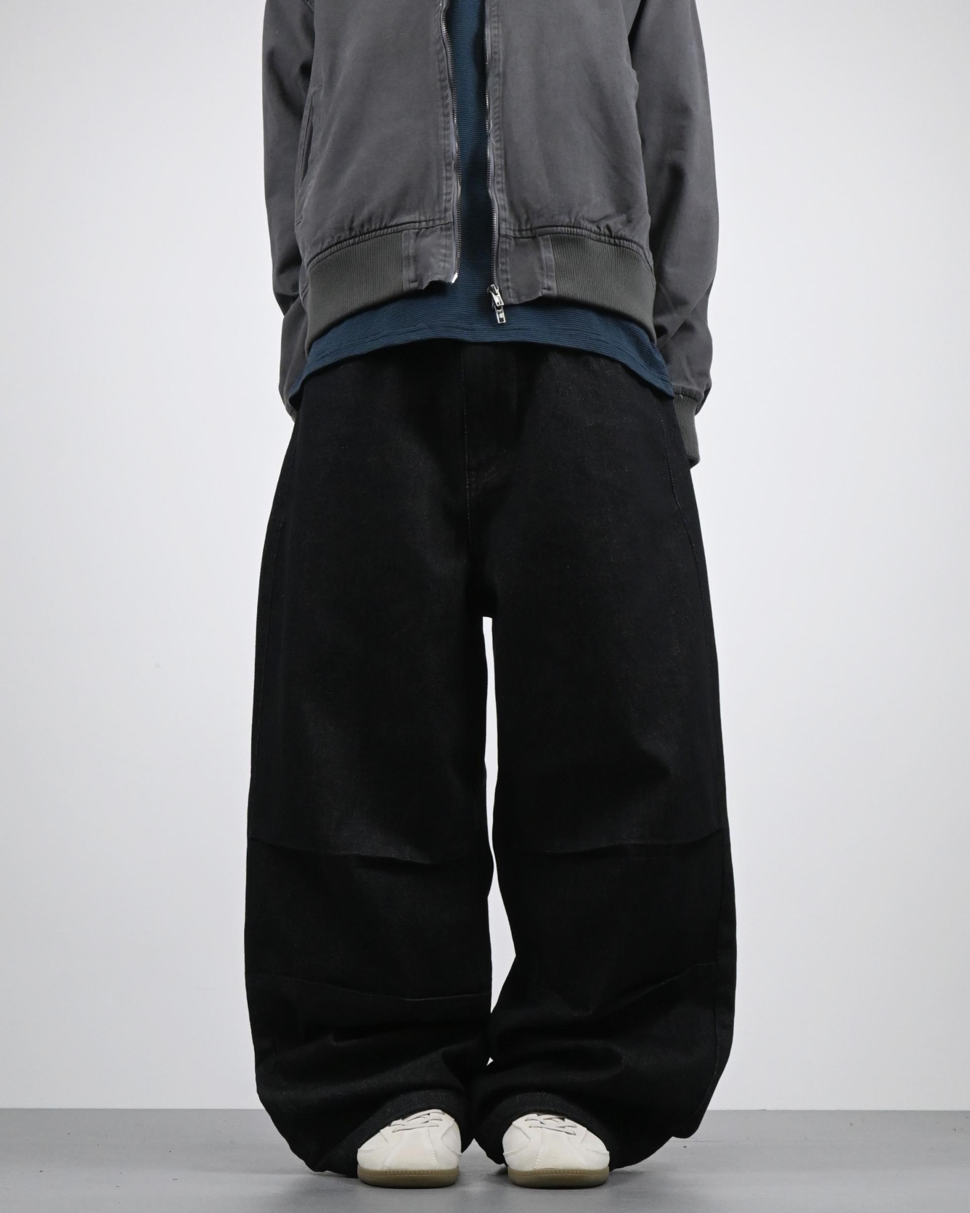 milo velcro balloon denim pants