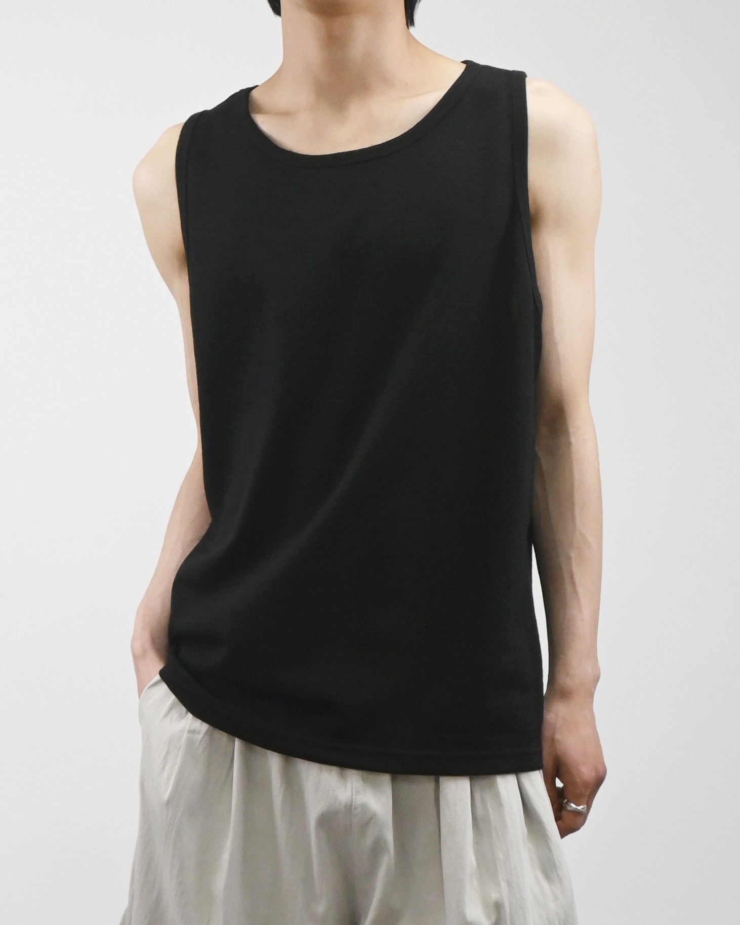 slub generous vest