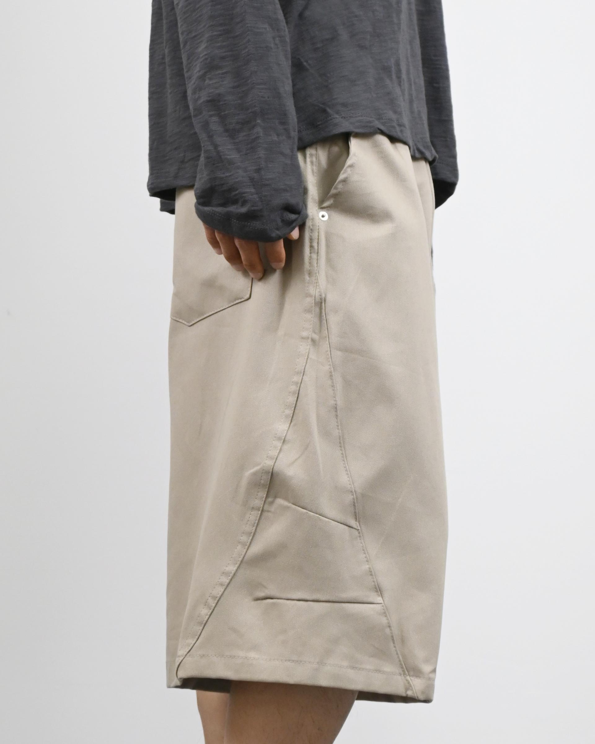archive curved bermuda cotton pants