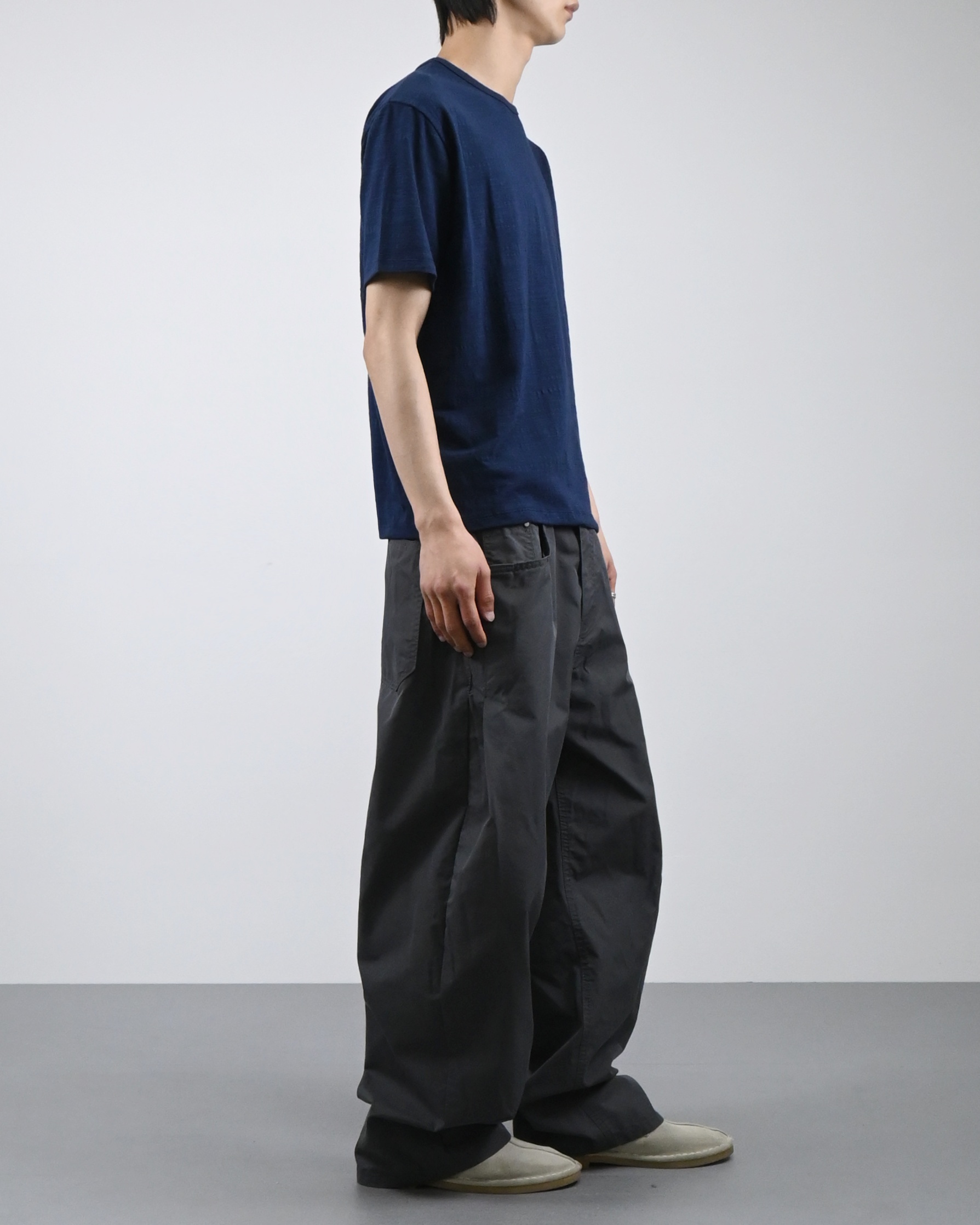 slub vintage half t-shirt