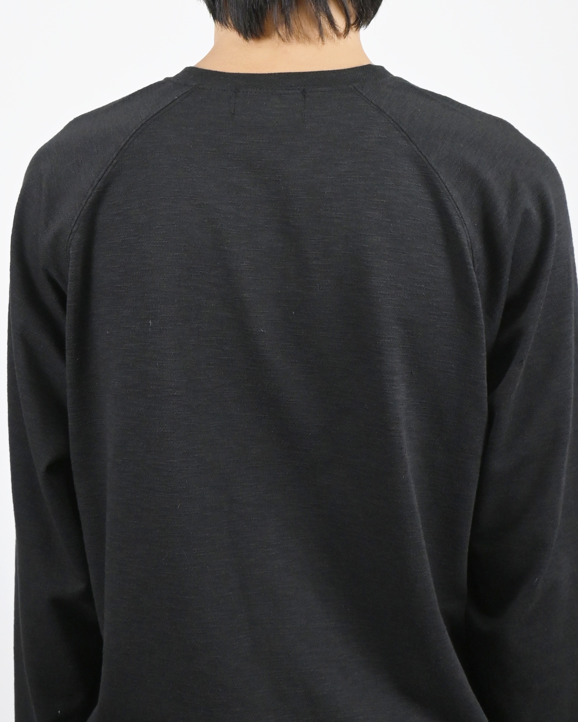 slub raglan henley neck