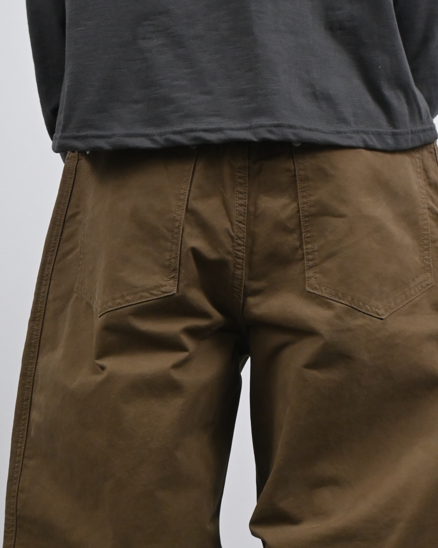 line bijo curved cotton pants