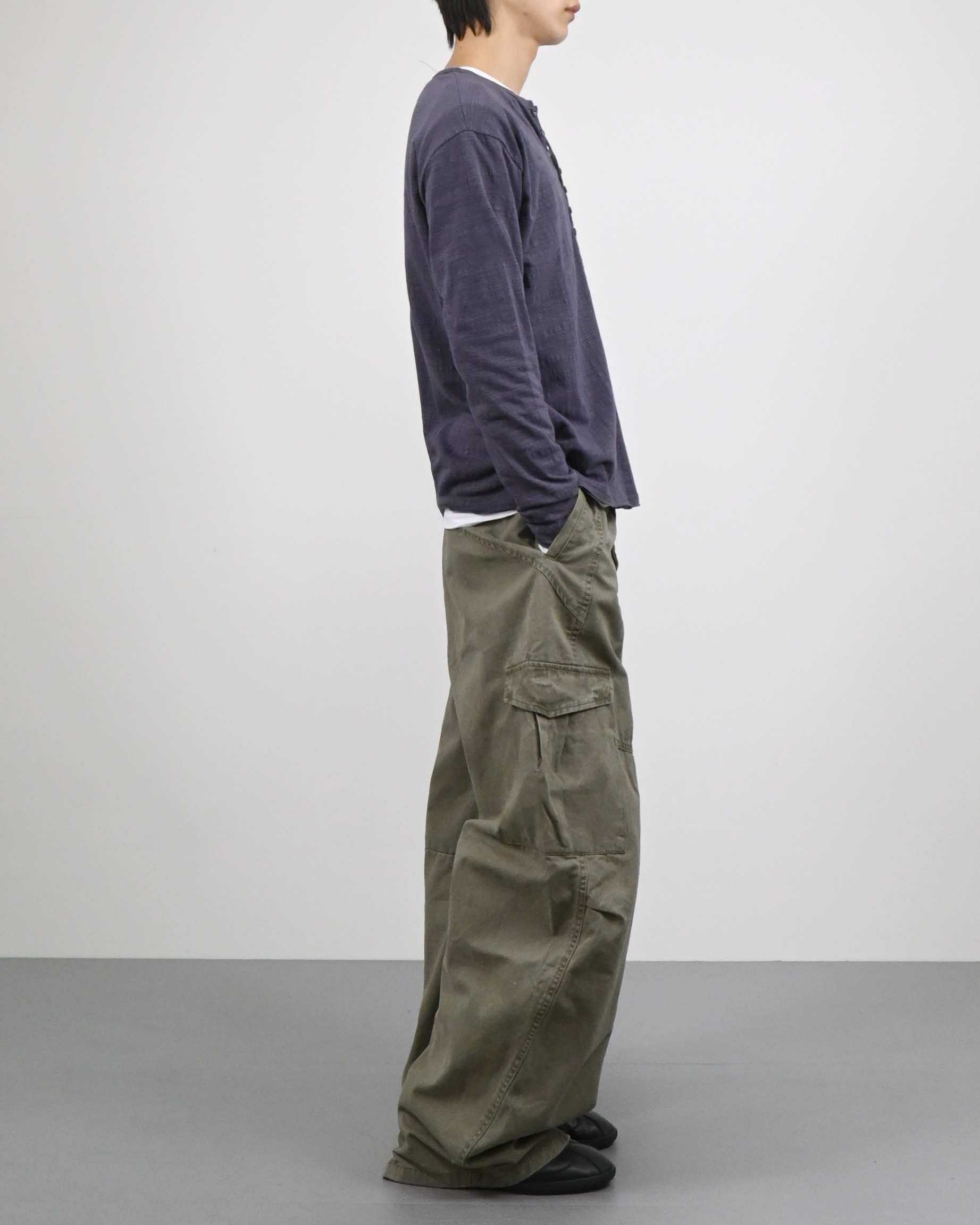 neon invision curved cotton pants