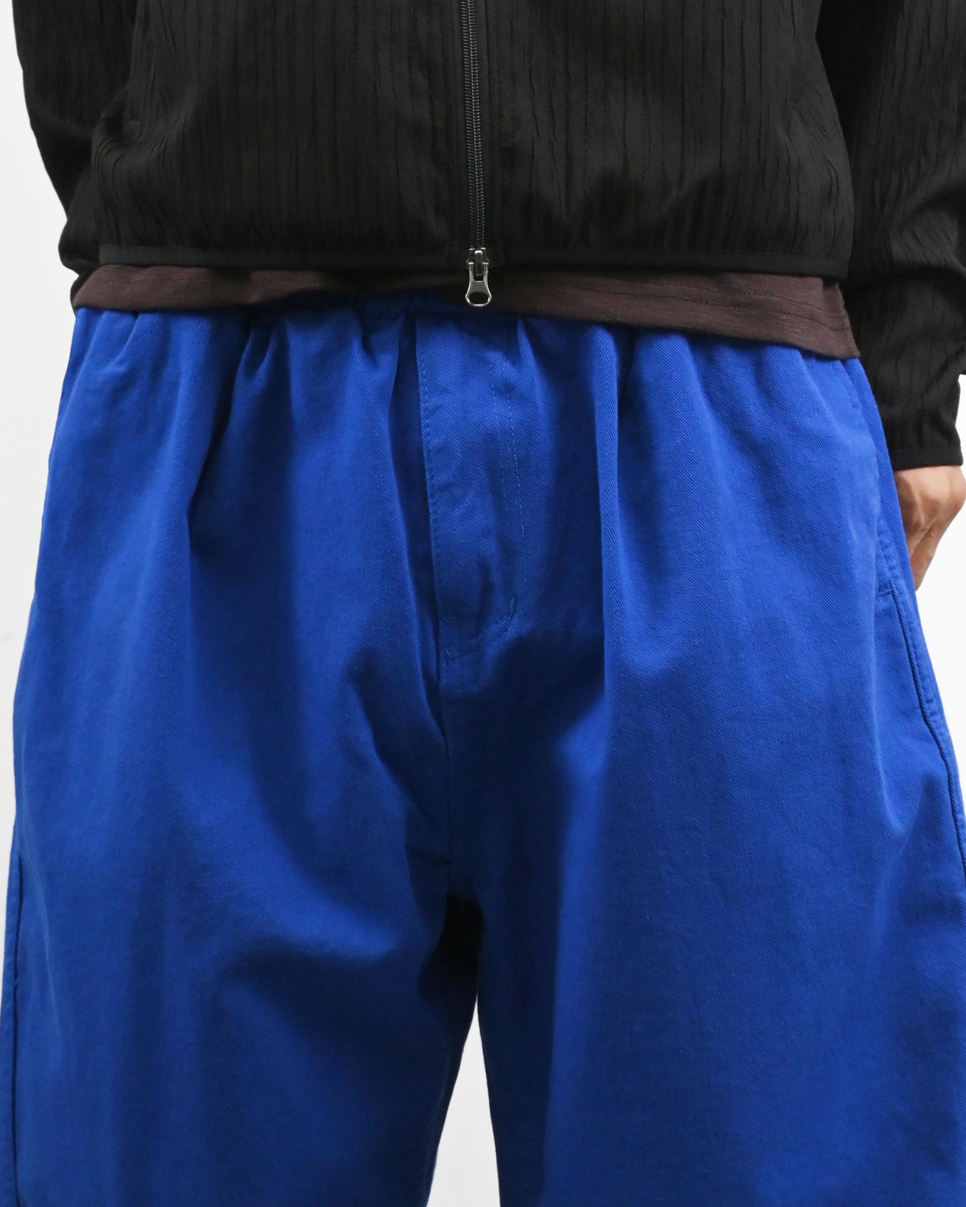 one tuck banding cotton pants