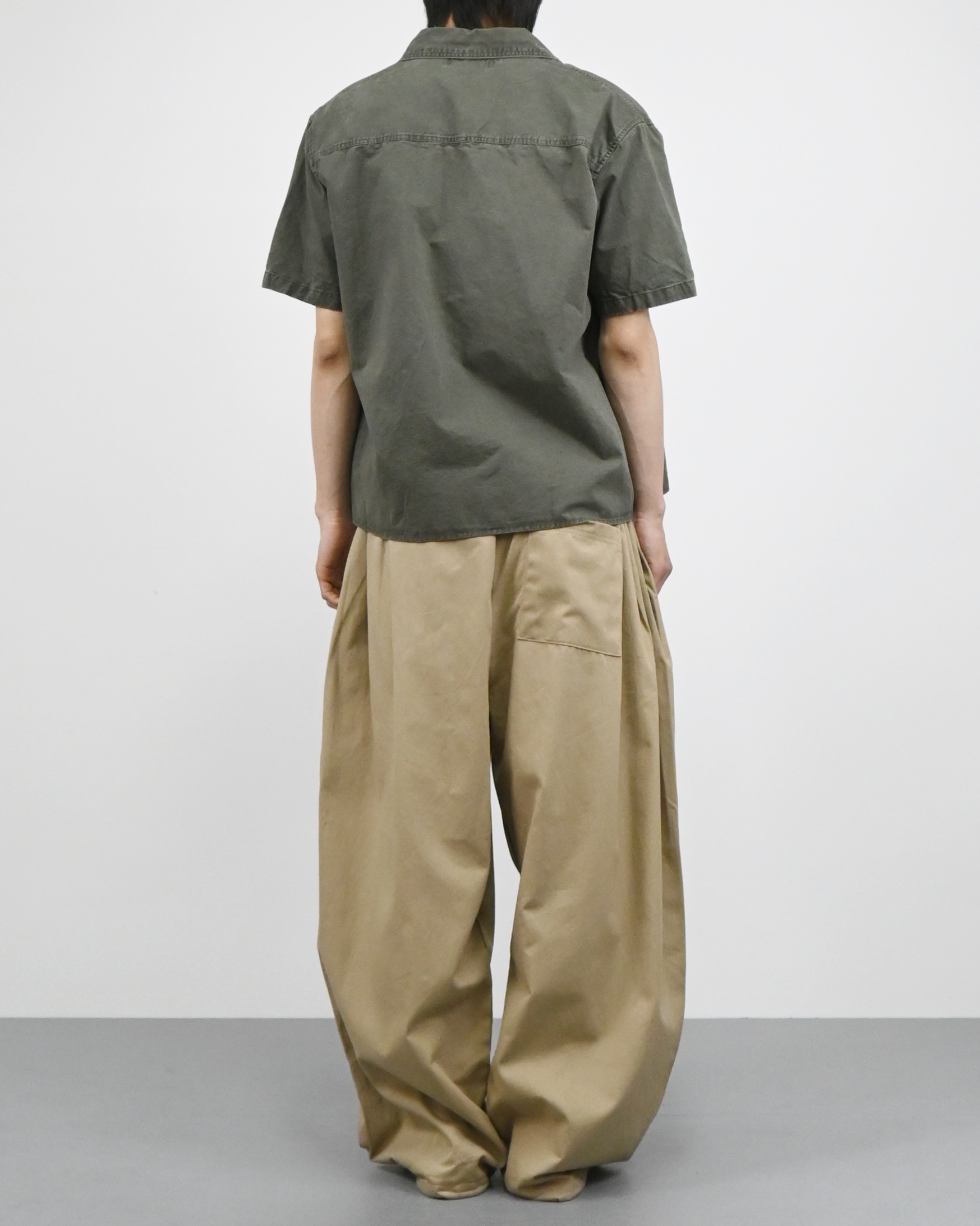 crop ding cotton half shirt