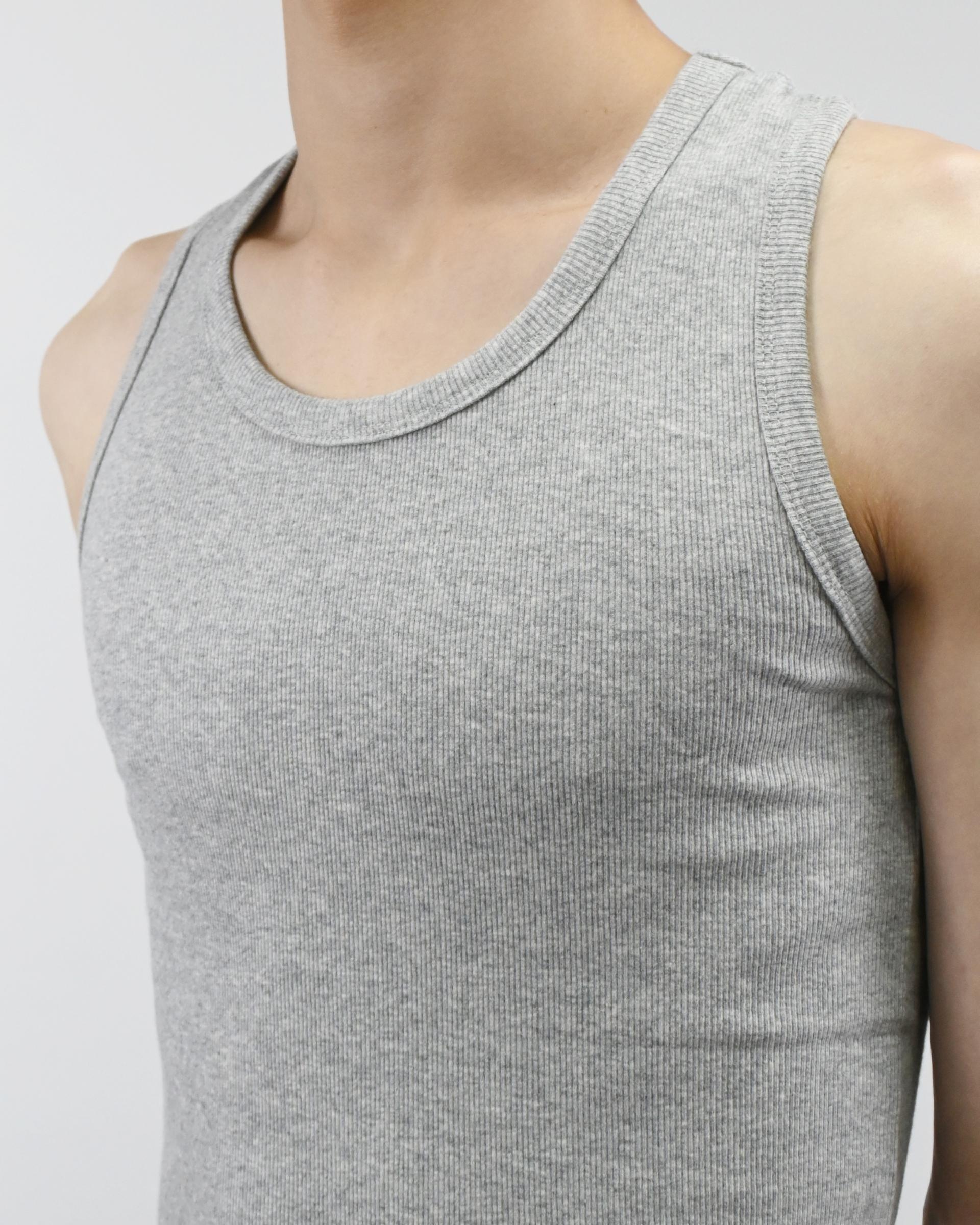 stretchable ribbed vest