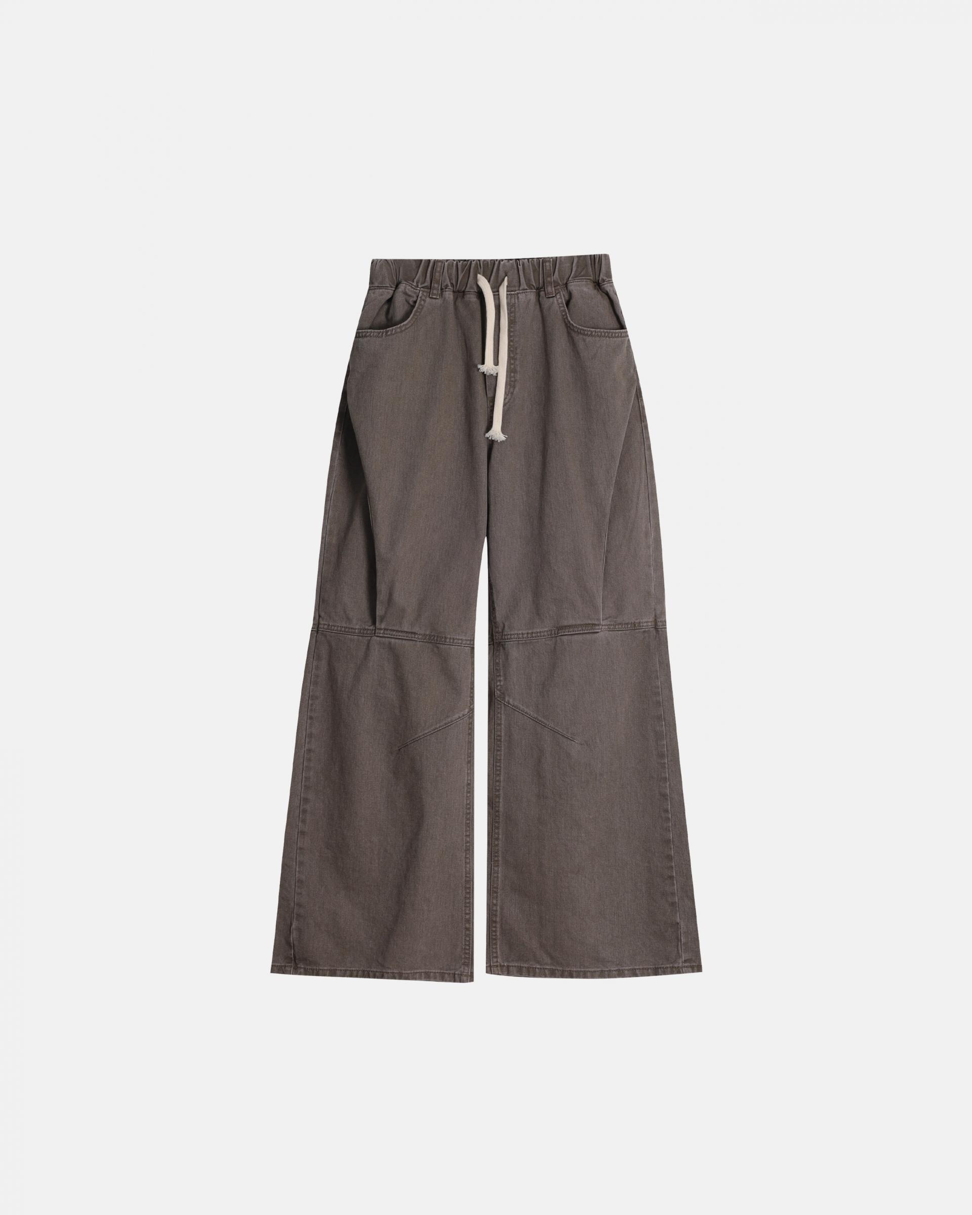 hale border flare banding cotton pants