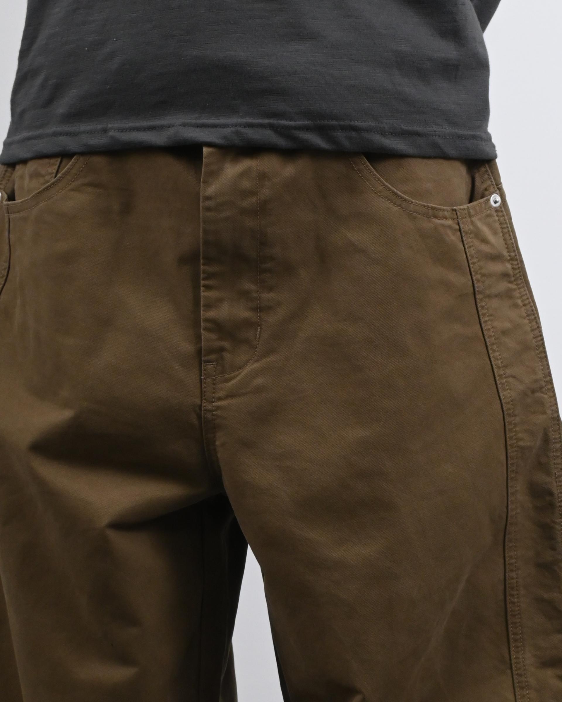 line bijo curved cotton pants