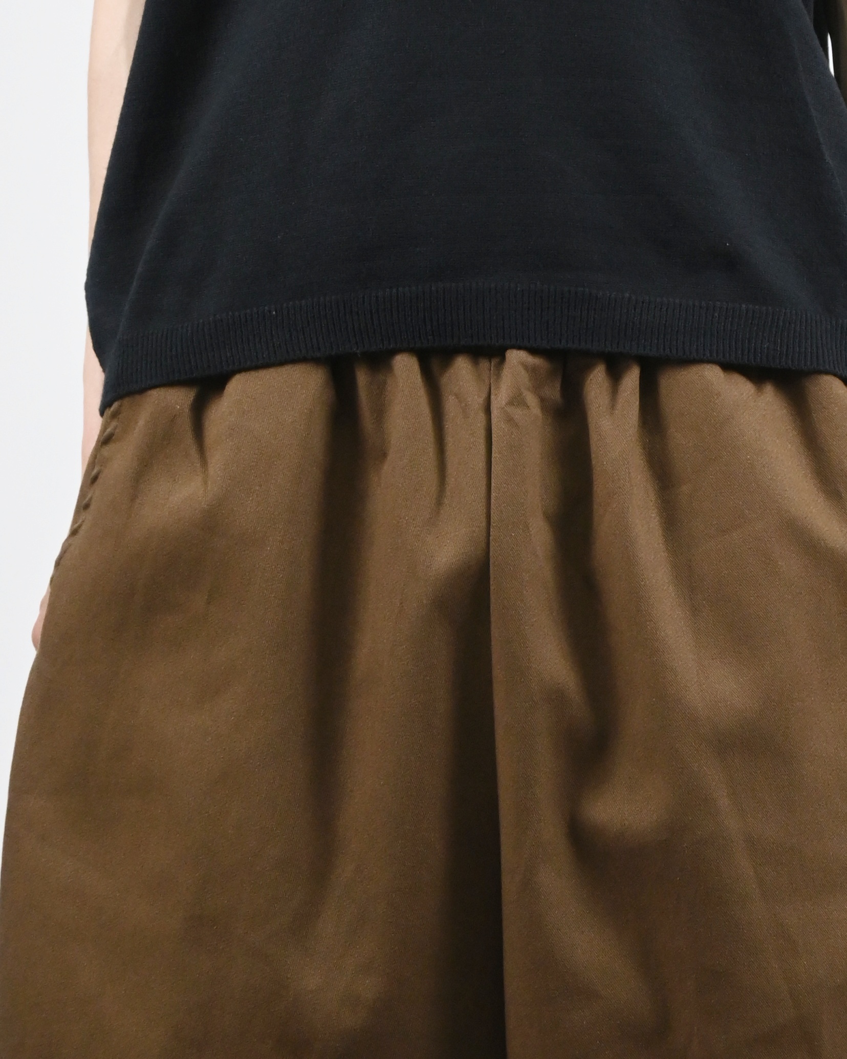 archive curved bermuda cotton pants