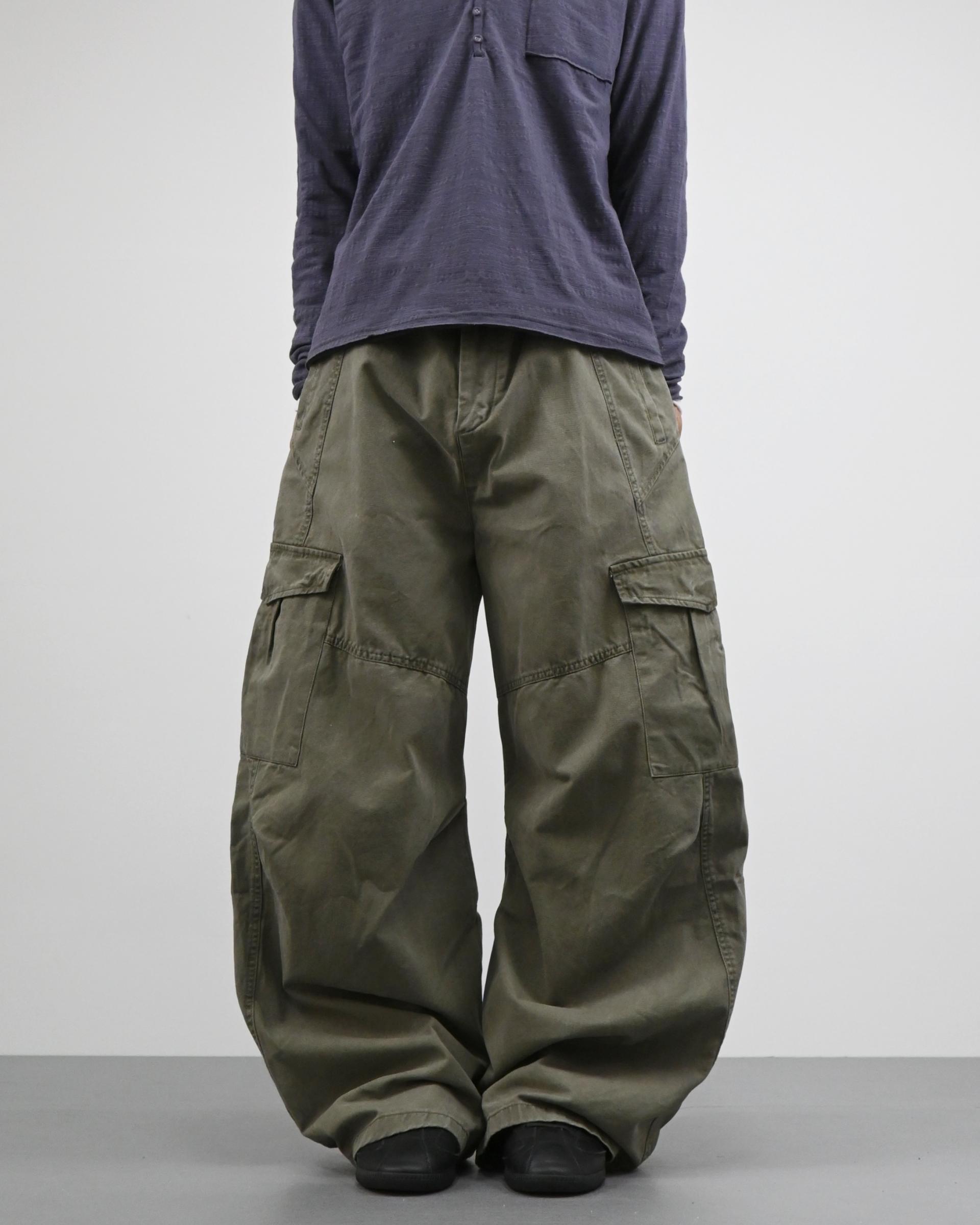 neon invision curved cotton pants