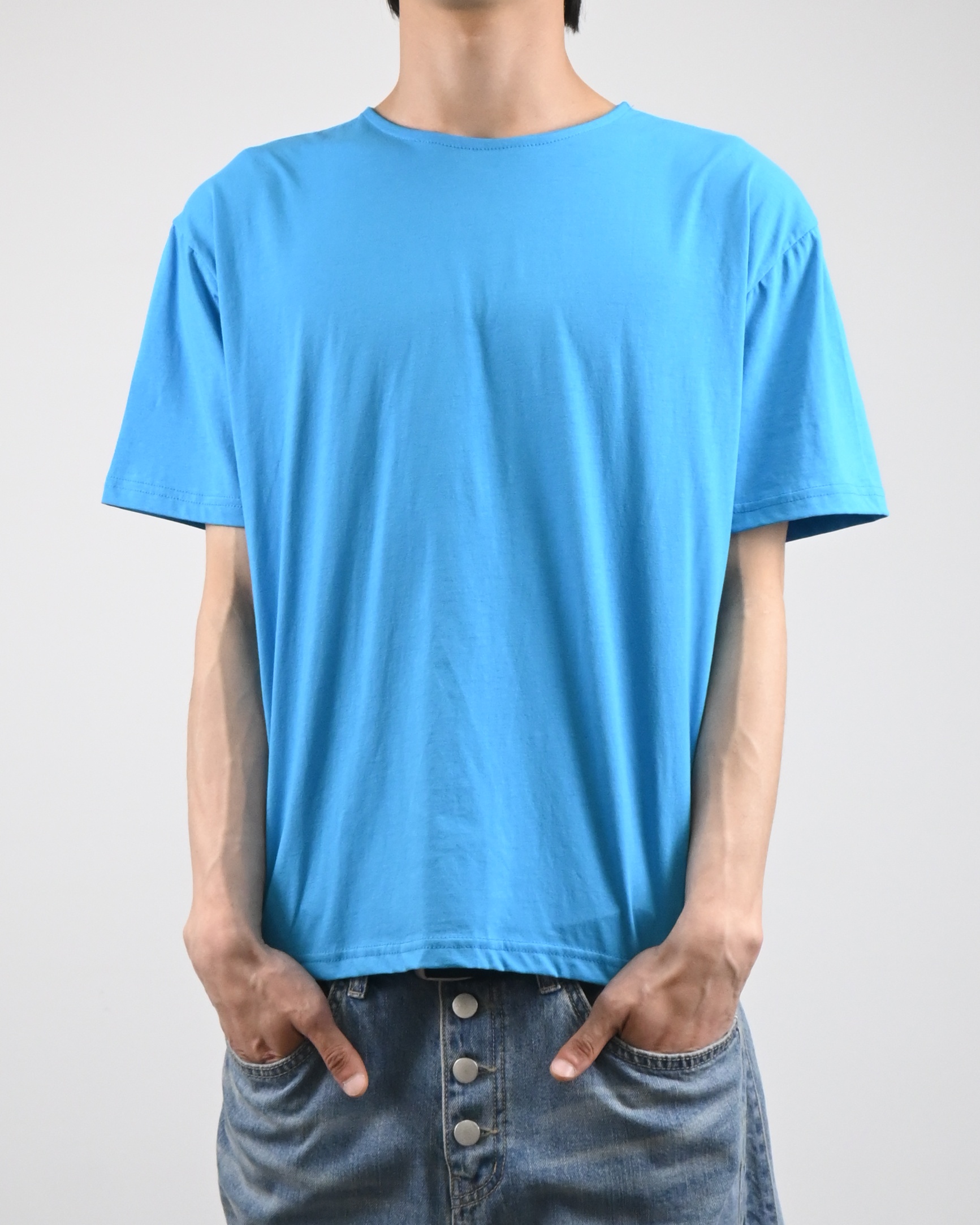 fruits u-neck half t-shirt