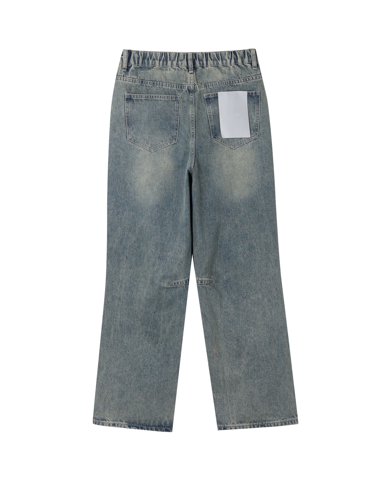 dart curved denim pants (light blue)