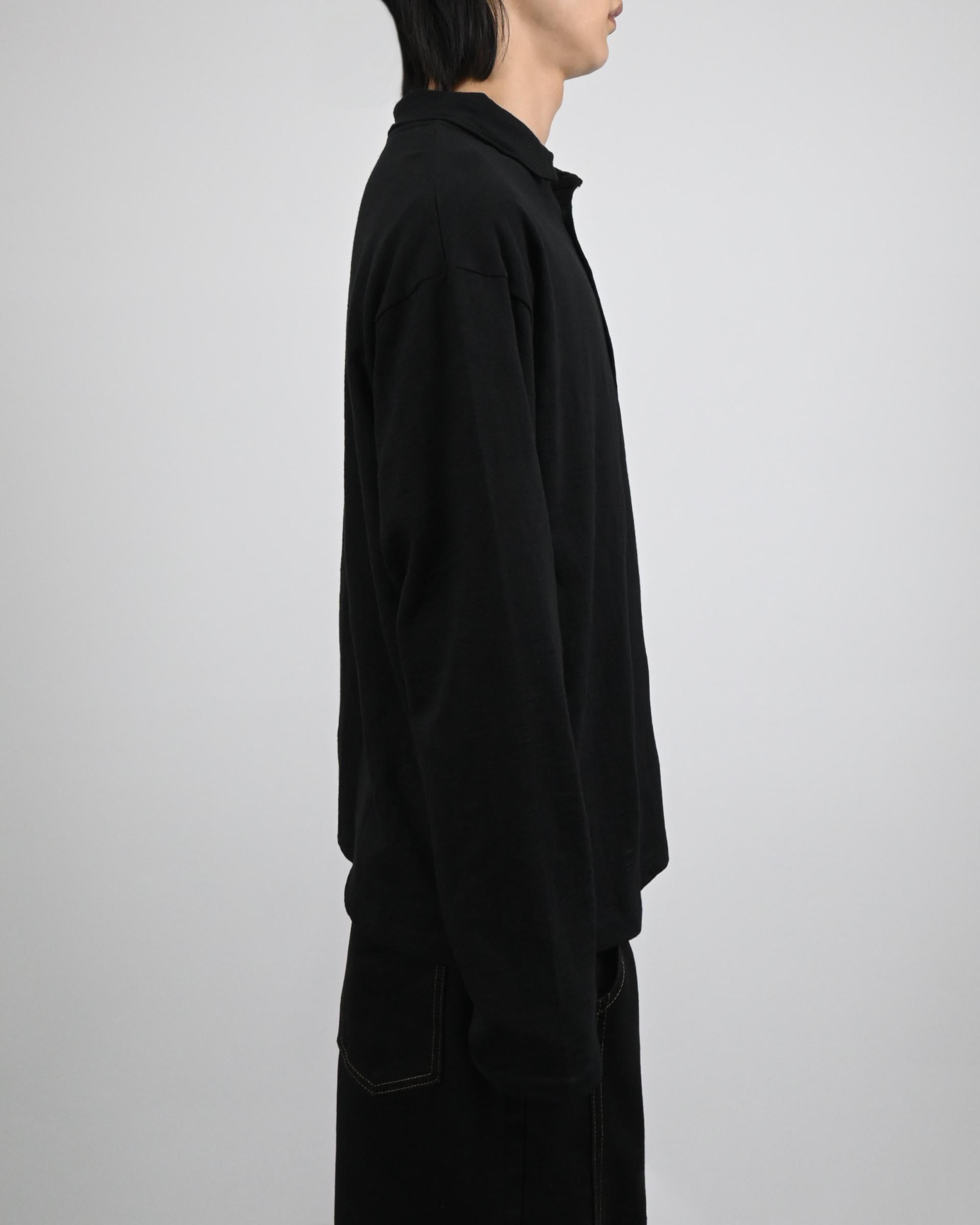 slub five burton collar t-shirt