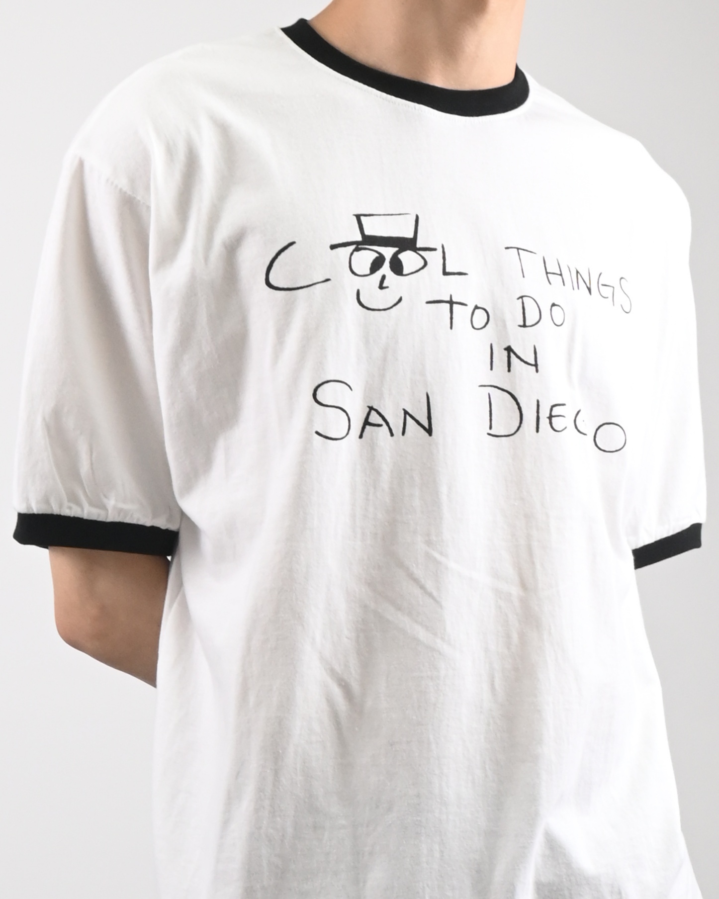 san diego ringer half t-shirt