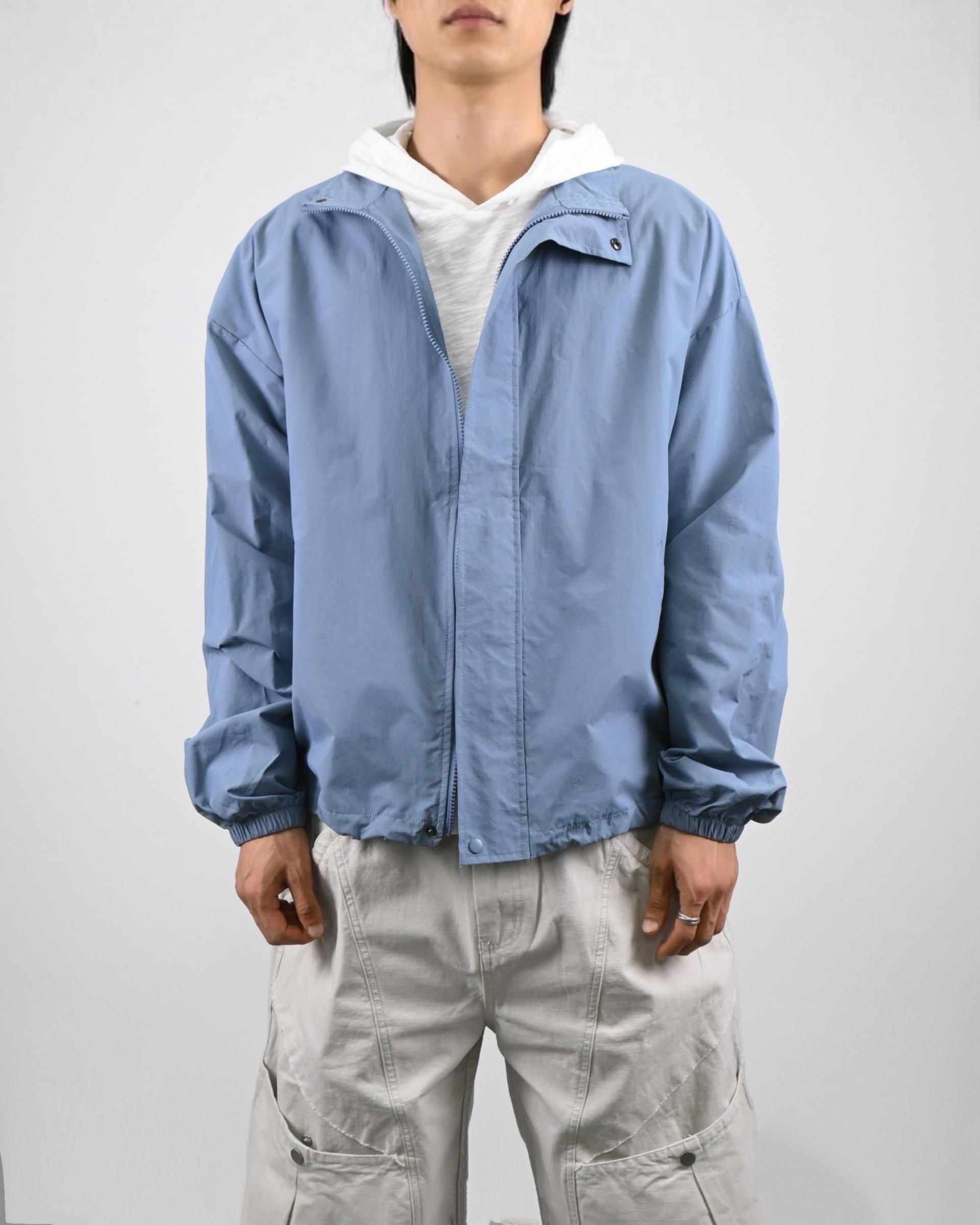 high neck windbreaker