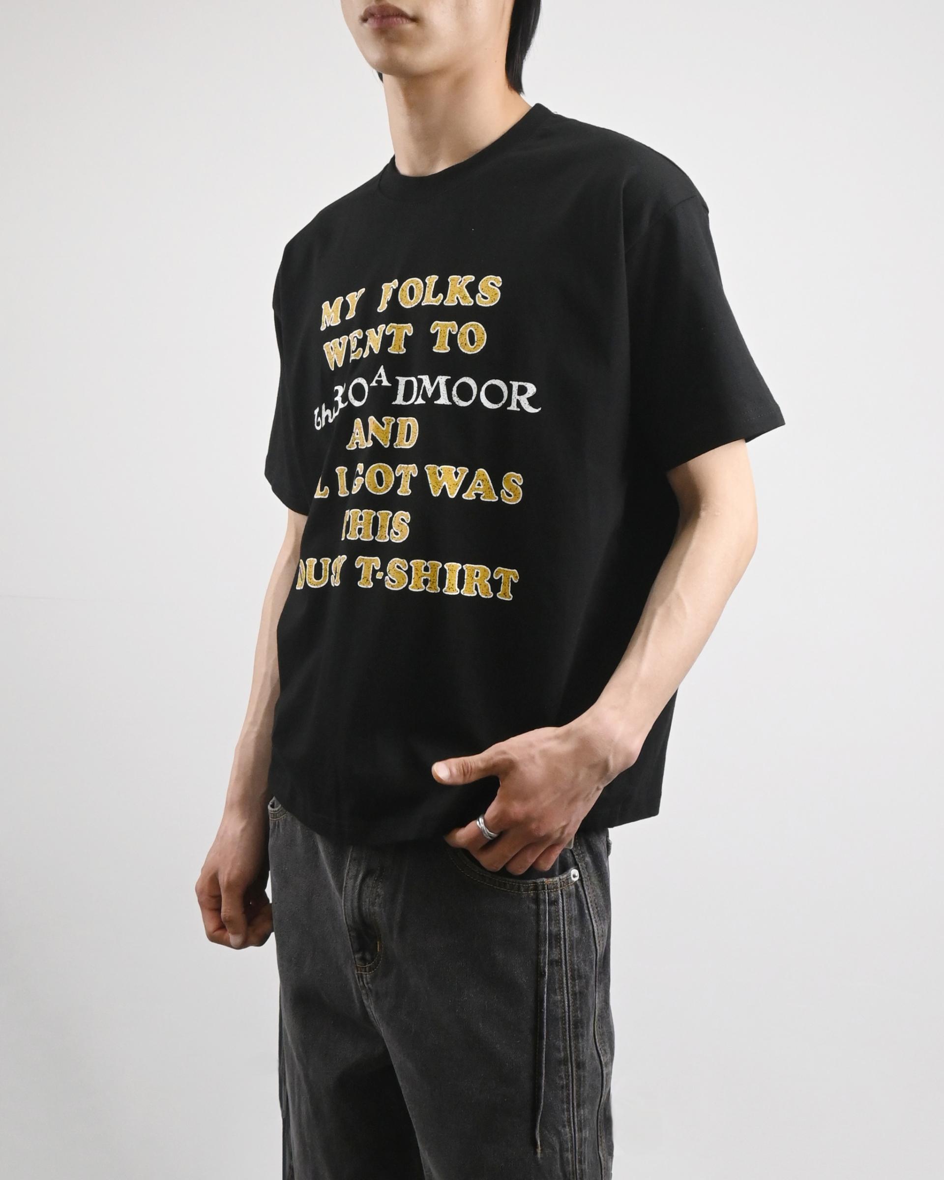 luge lettering half t-shirt