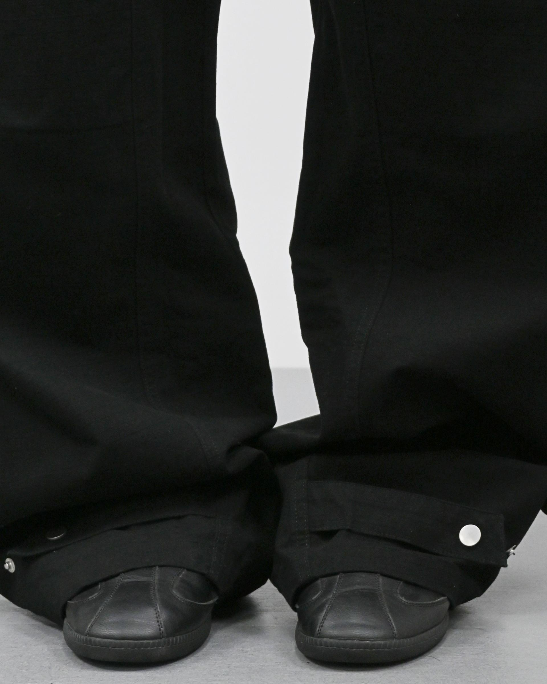 razor washed black denim pants 복제