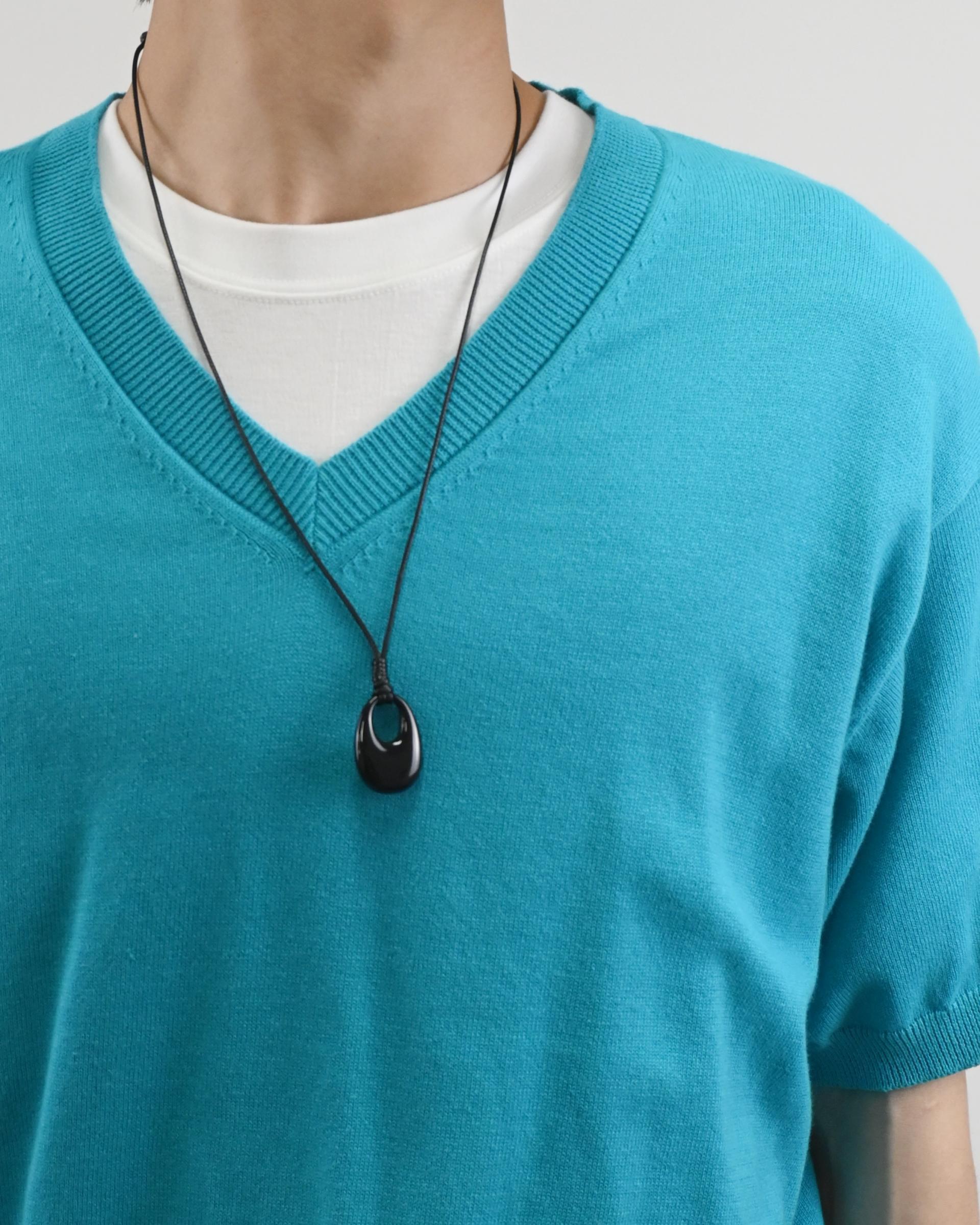 sierra v-neck half knit