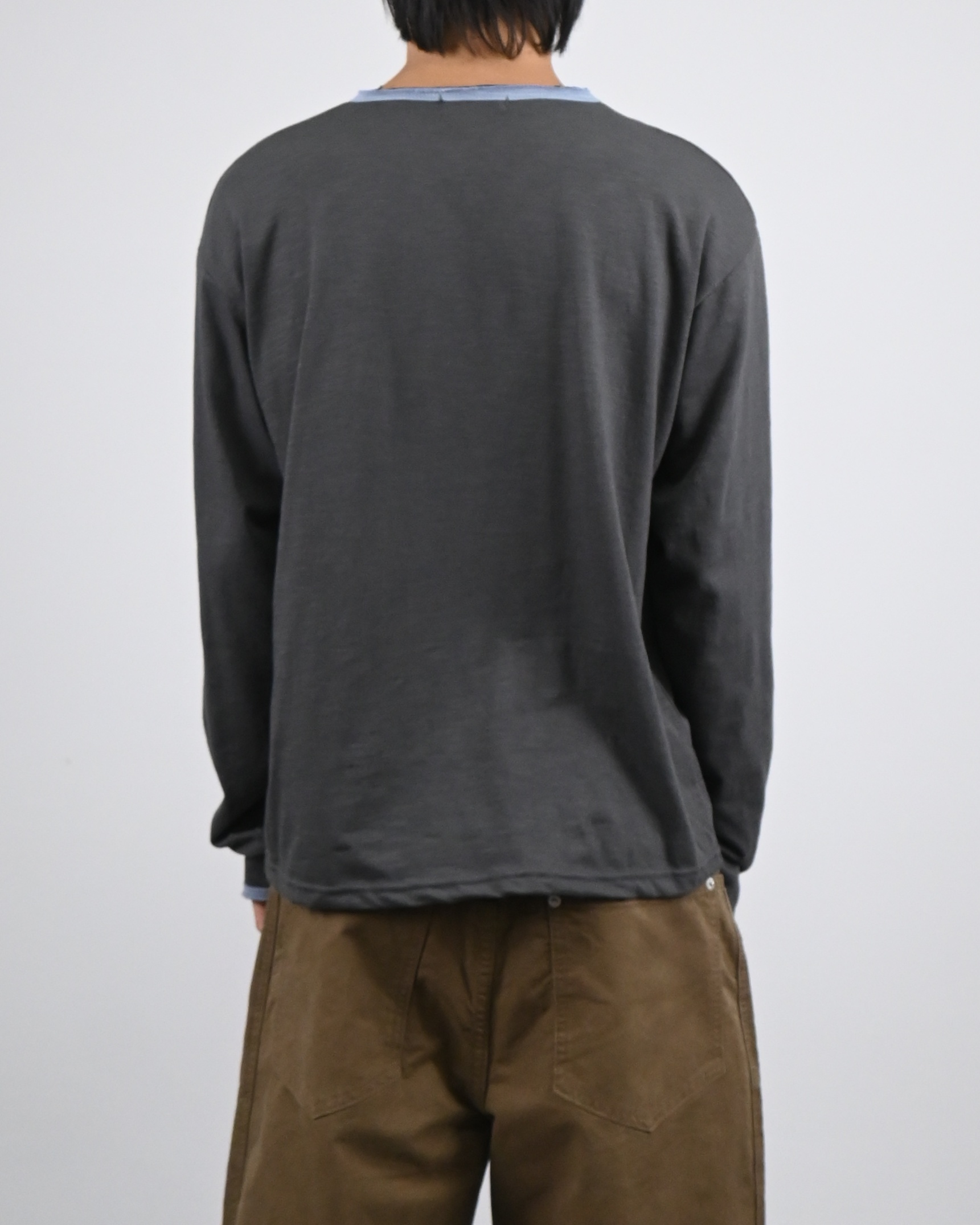 damage slub ringer t-shirt