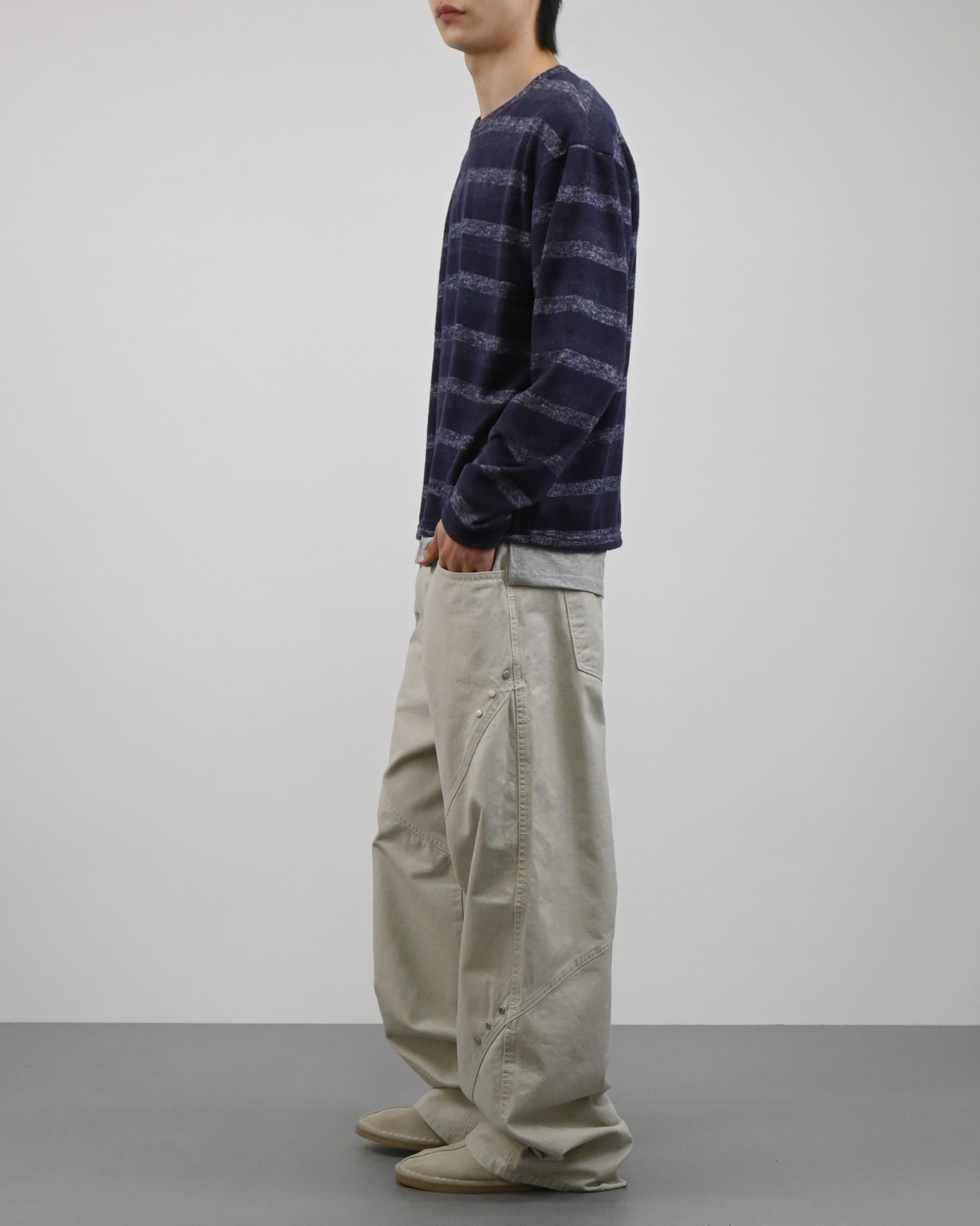 ash stripe knit