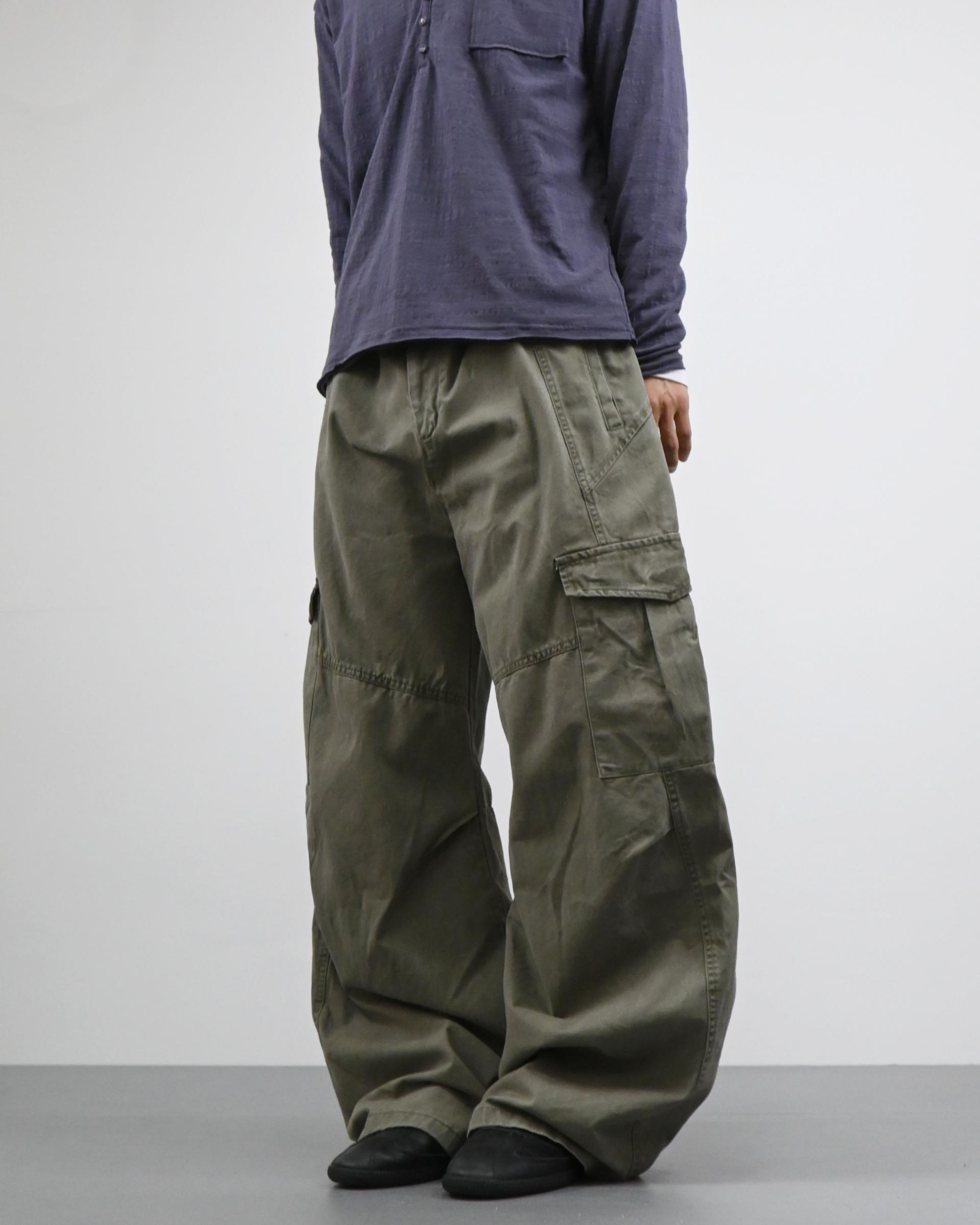neon invision curved cotton pants