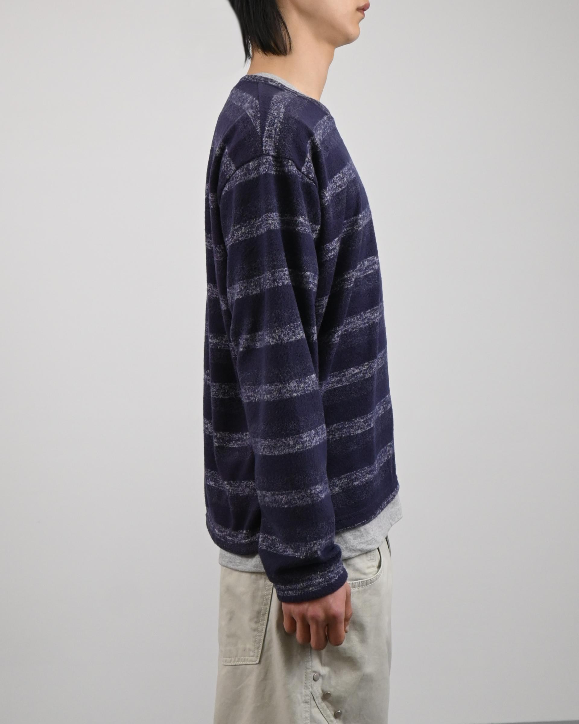 ash stripe knit
