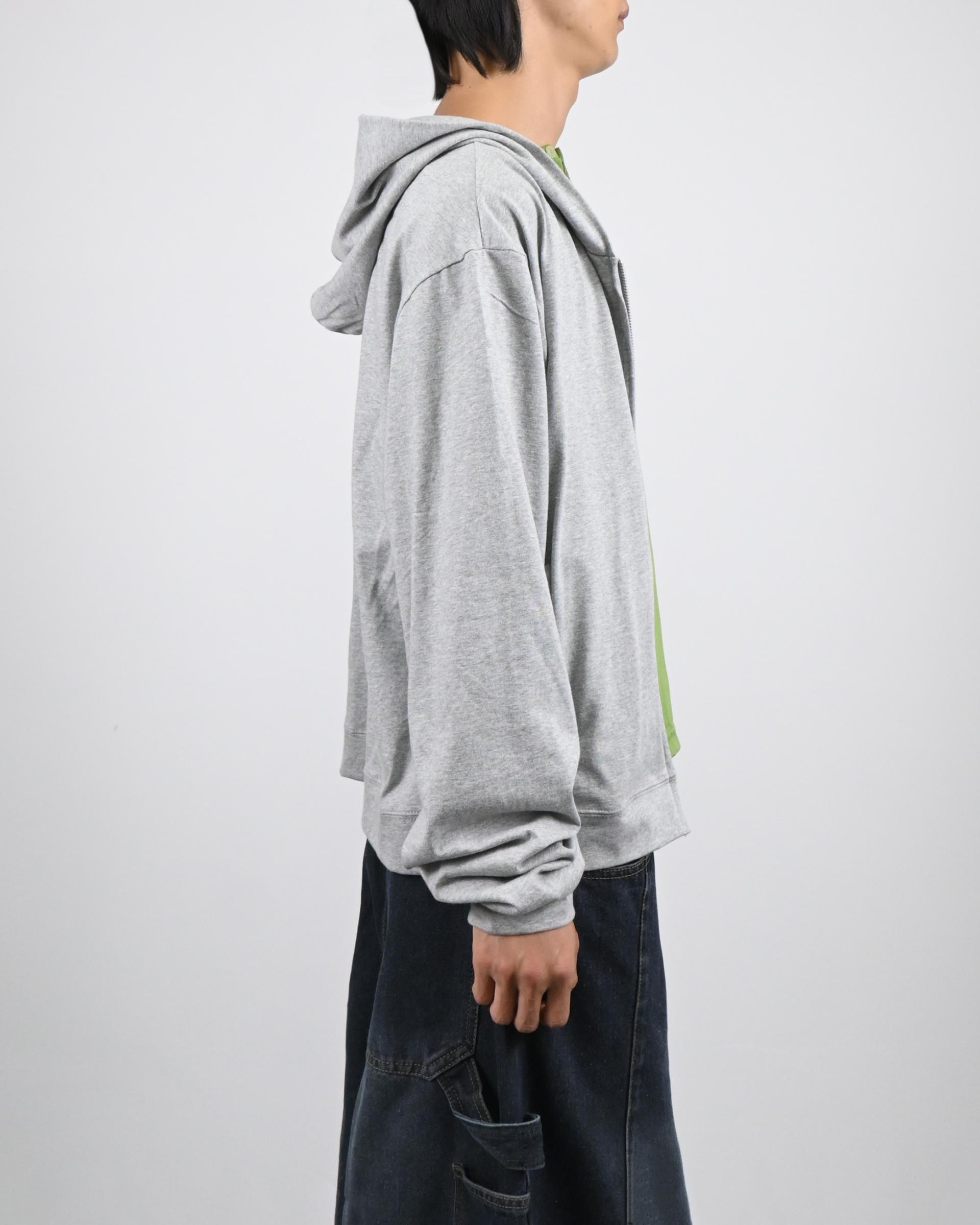 rudy crop hoodie zip-up