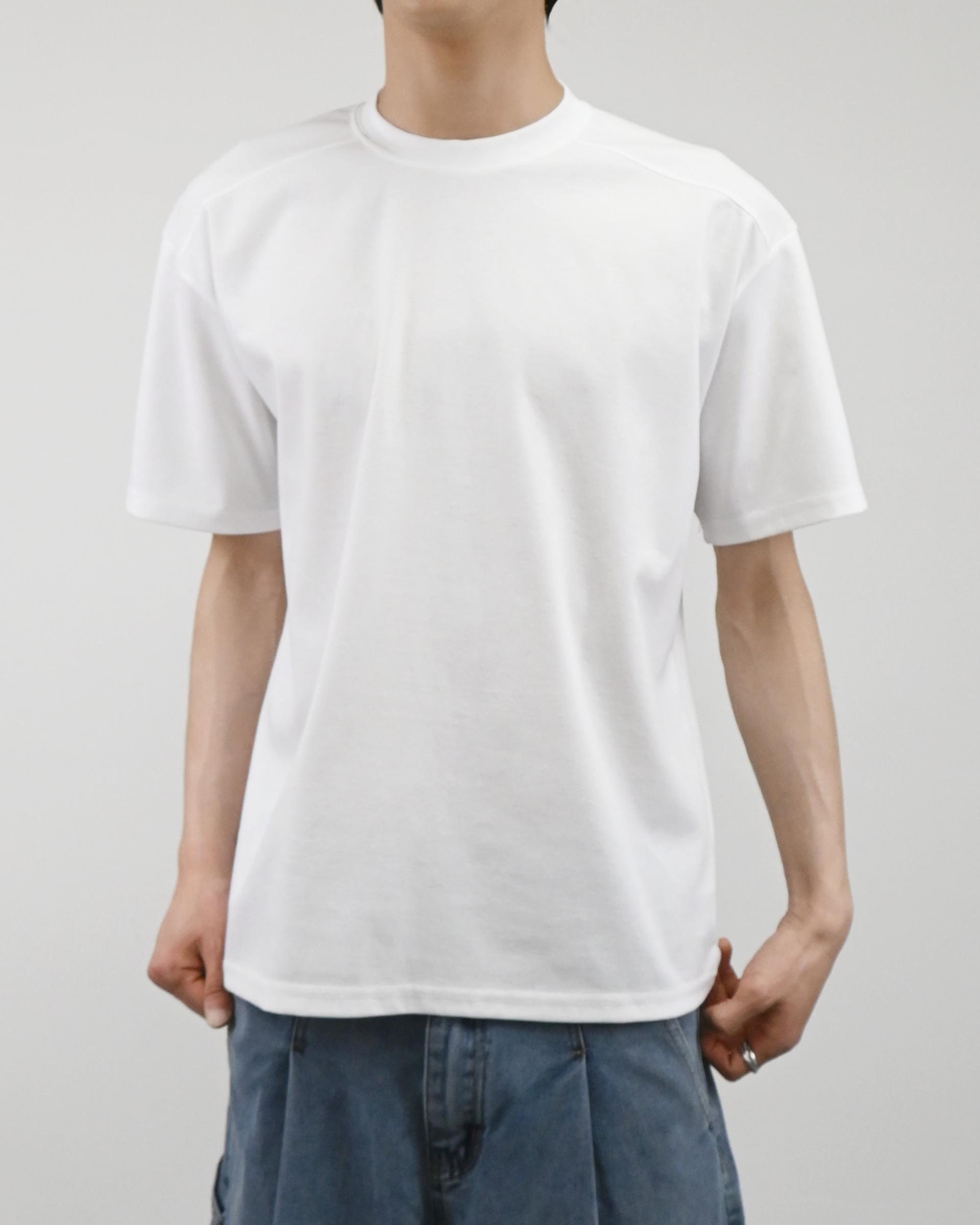front shoulder line half t-shirt