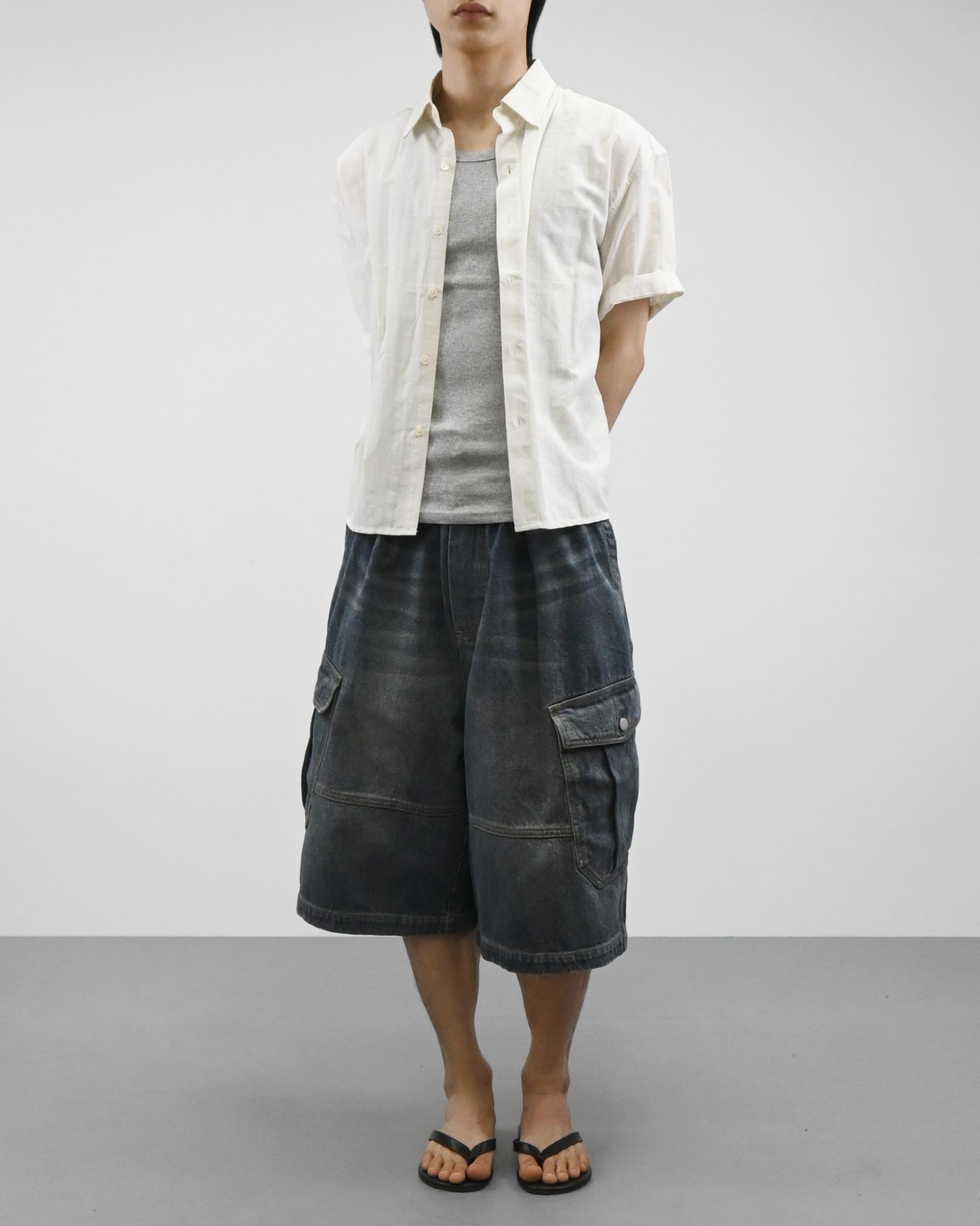 stretchable ribbed vest
