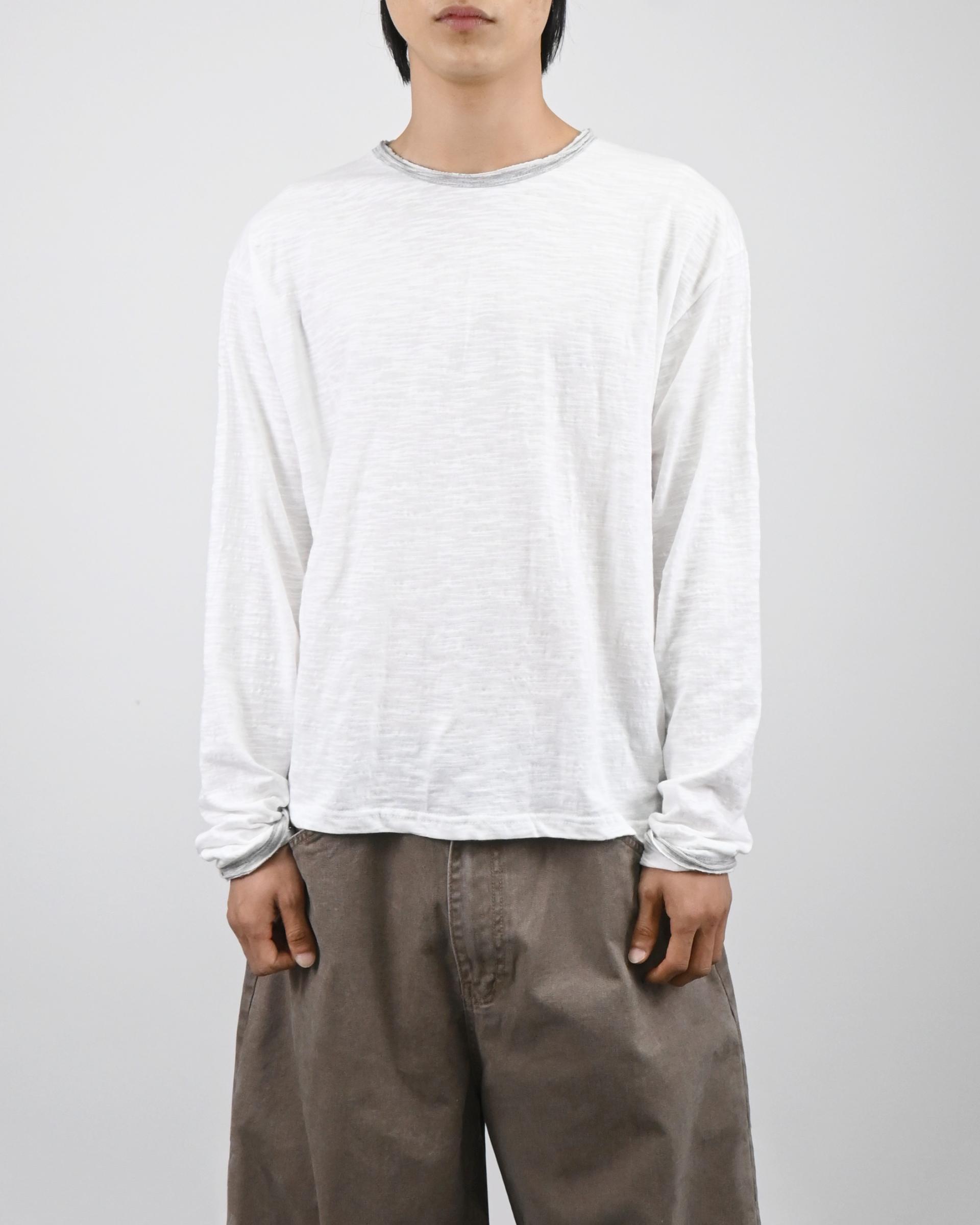 damage slub ringer t-shirt