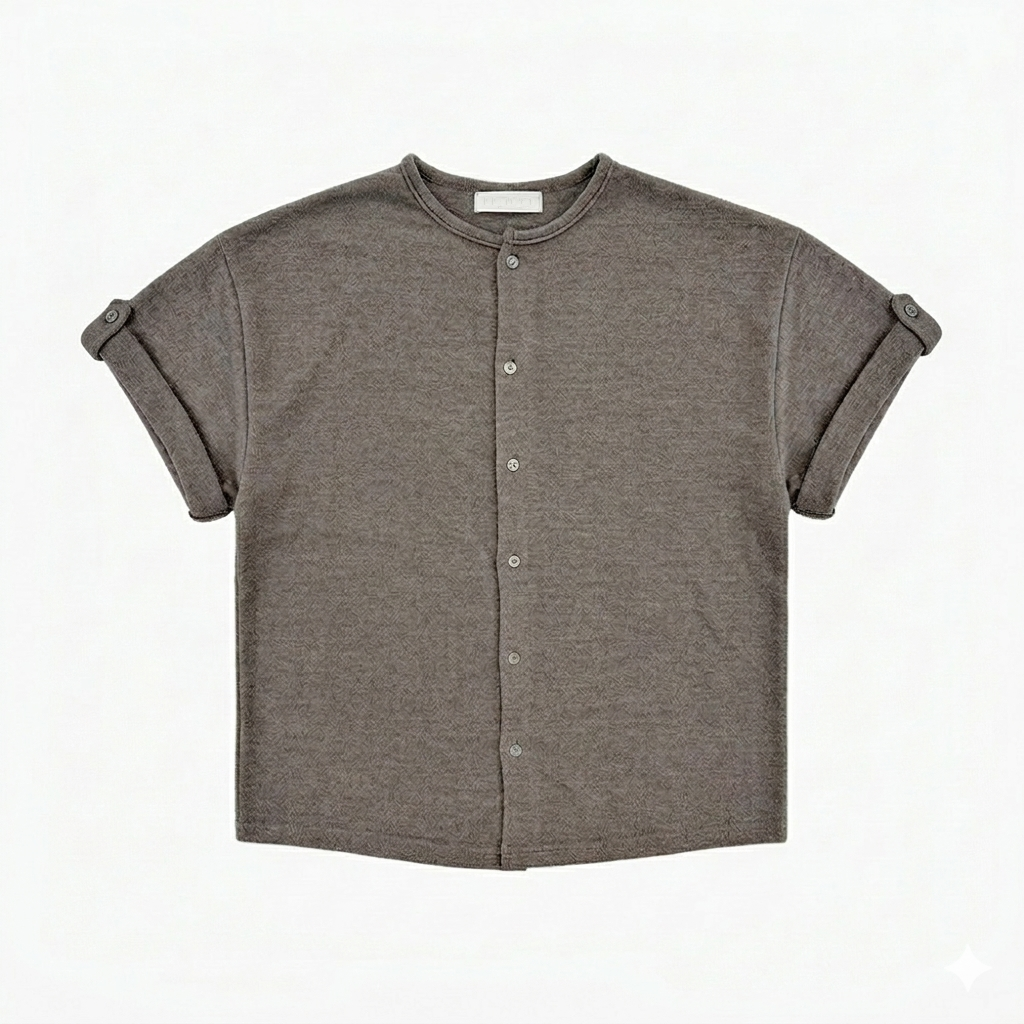 linkle roll-up half cardigan