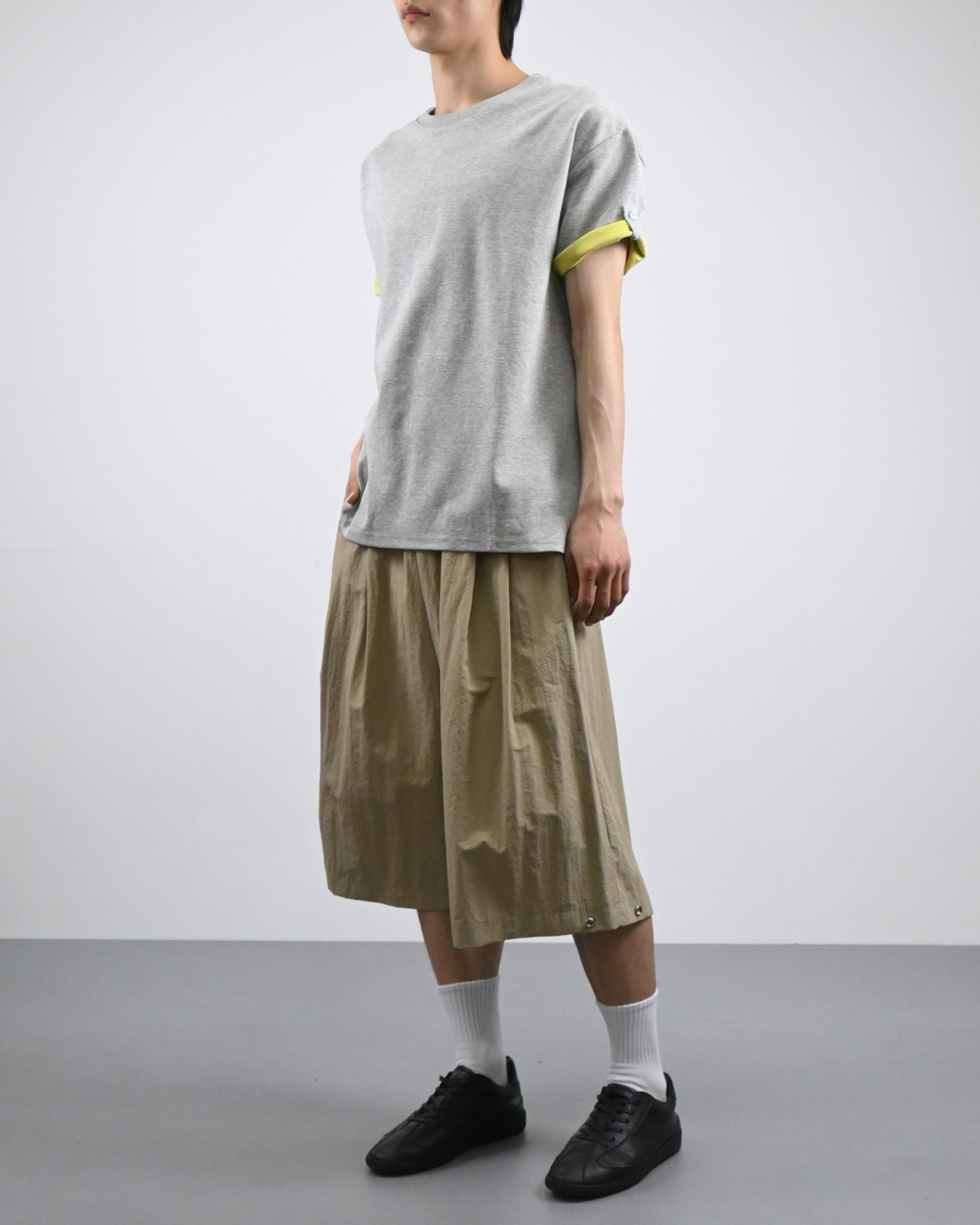 coloring roll-up half t-shirt