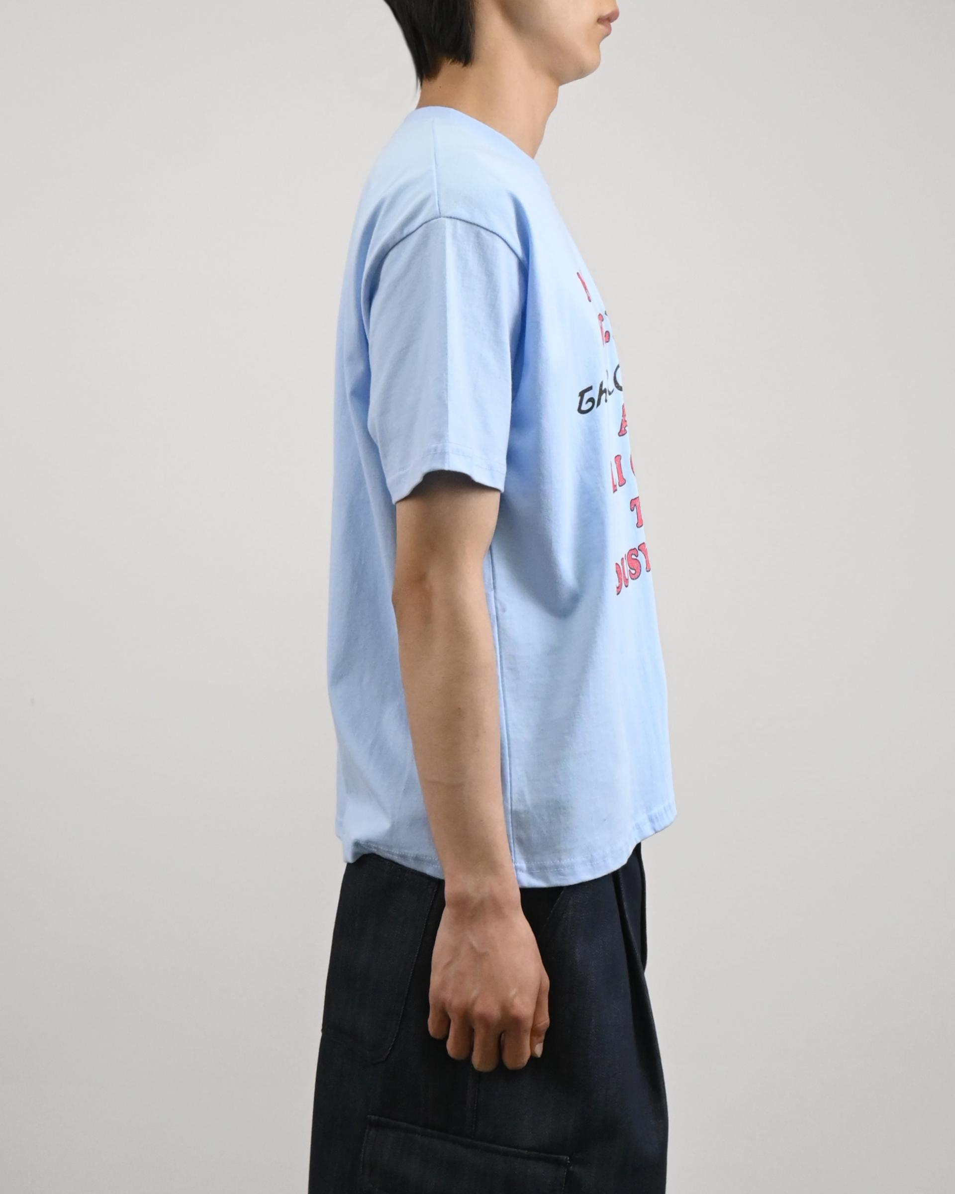 luge lettering half t-shirt