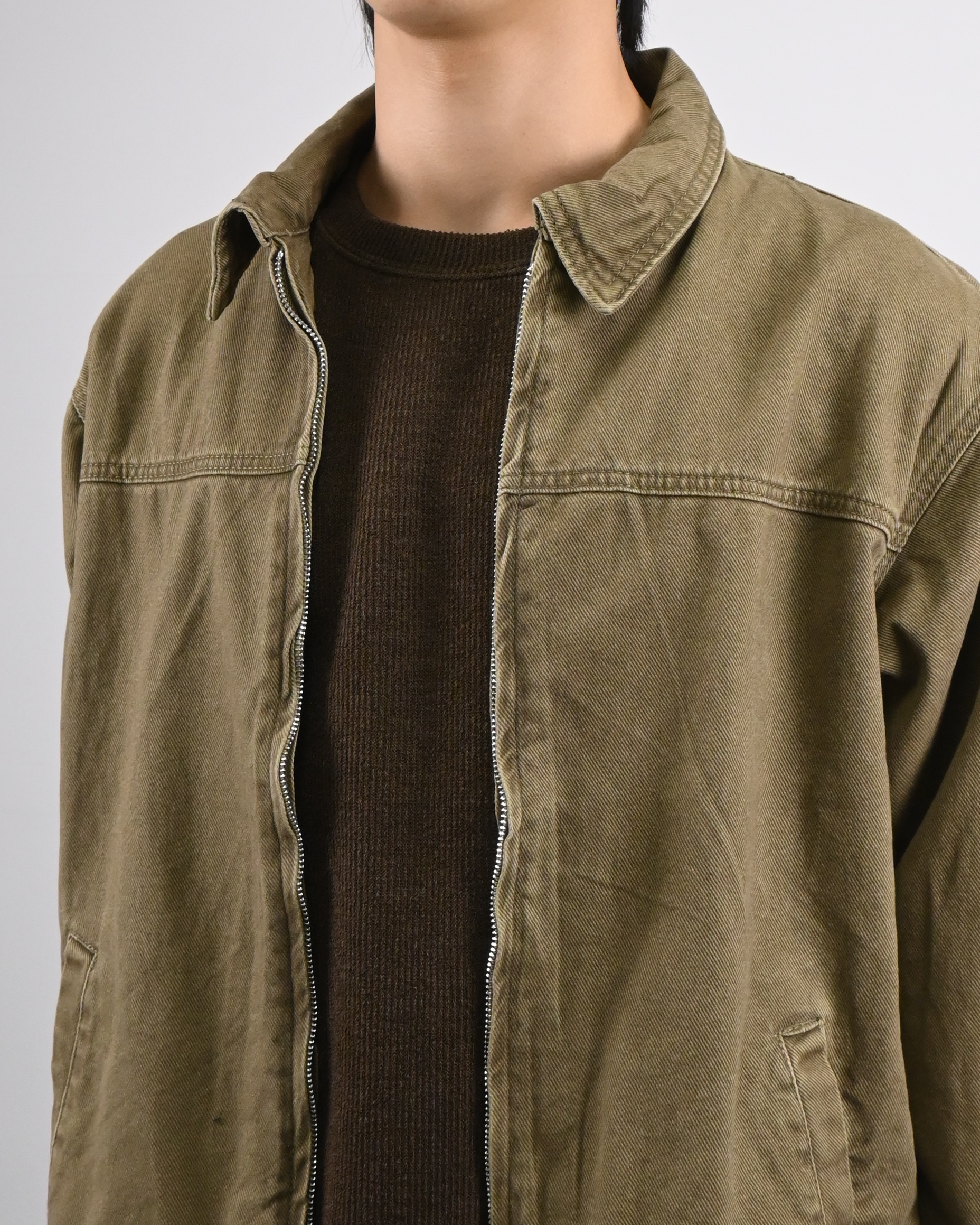 leon kara trucker jacket