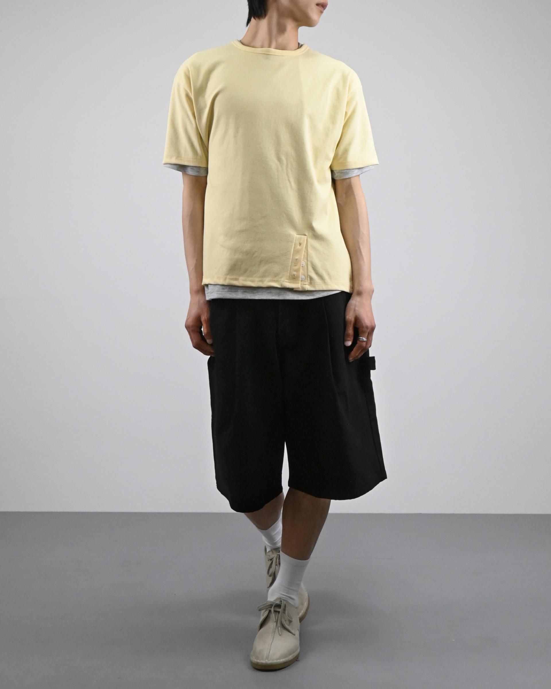 under snap half-t-shirt