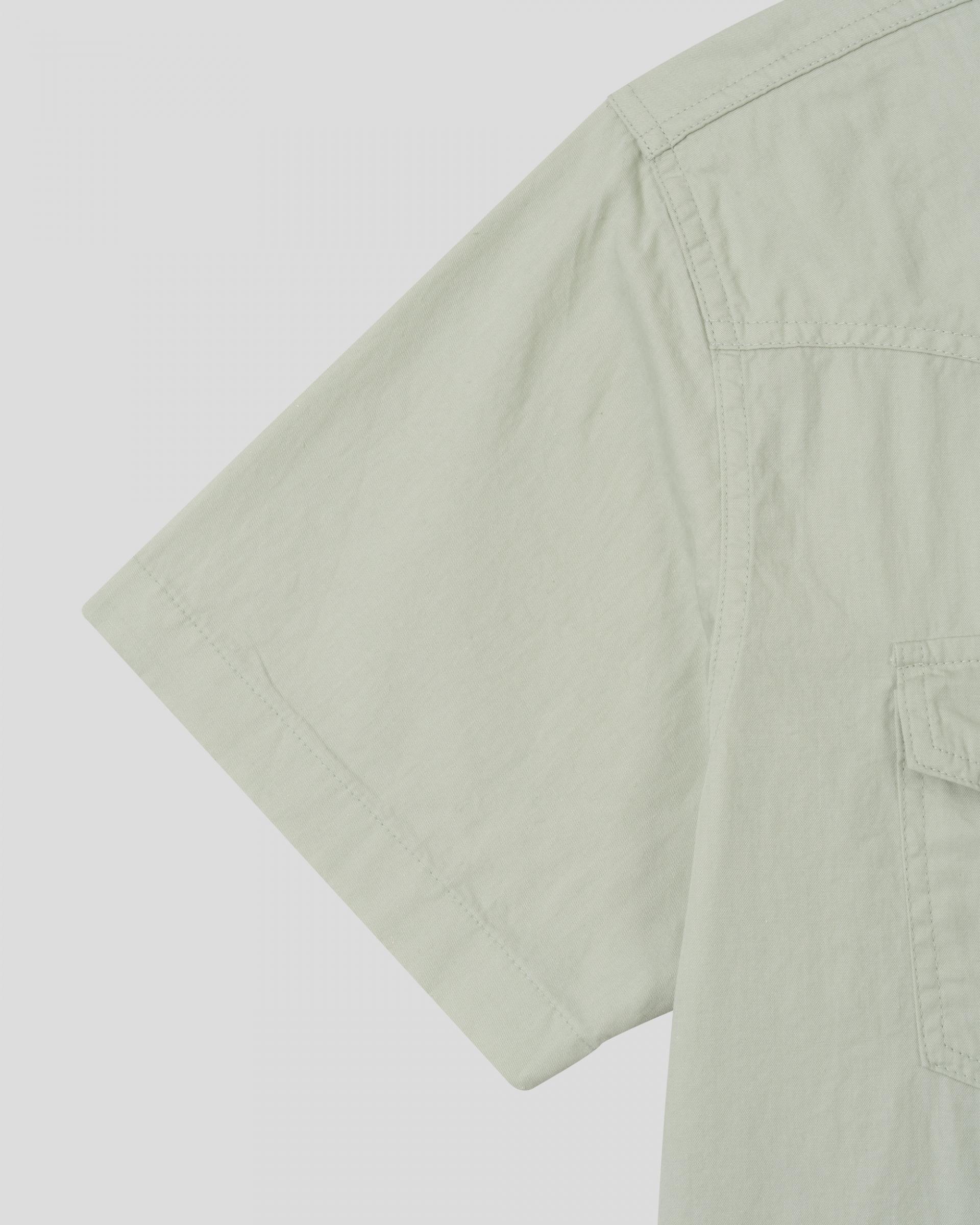 curved western half shirt
