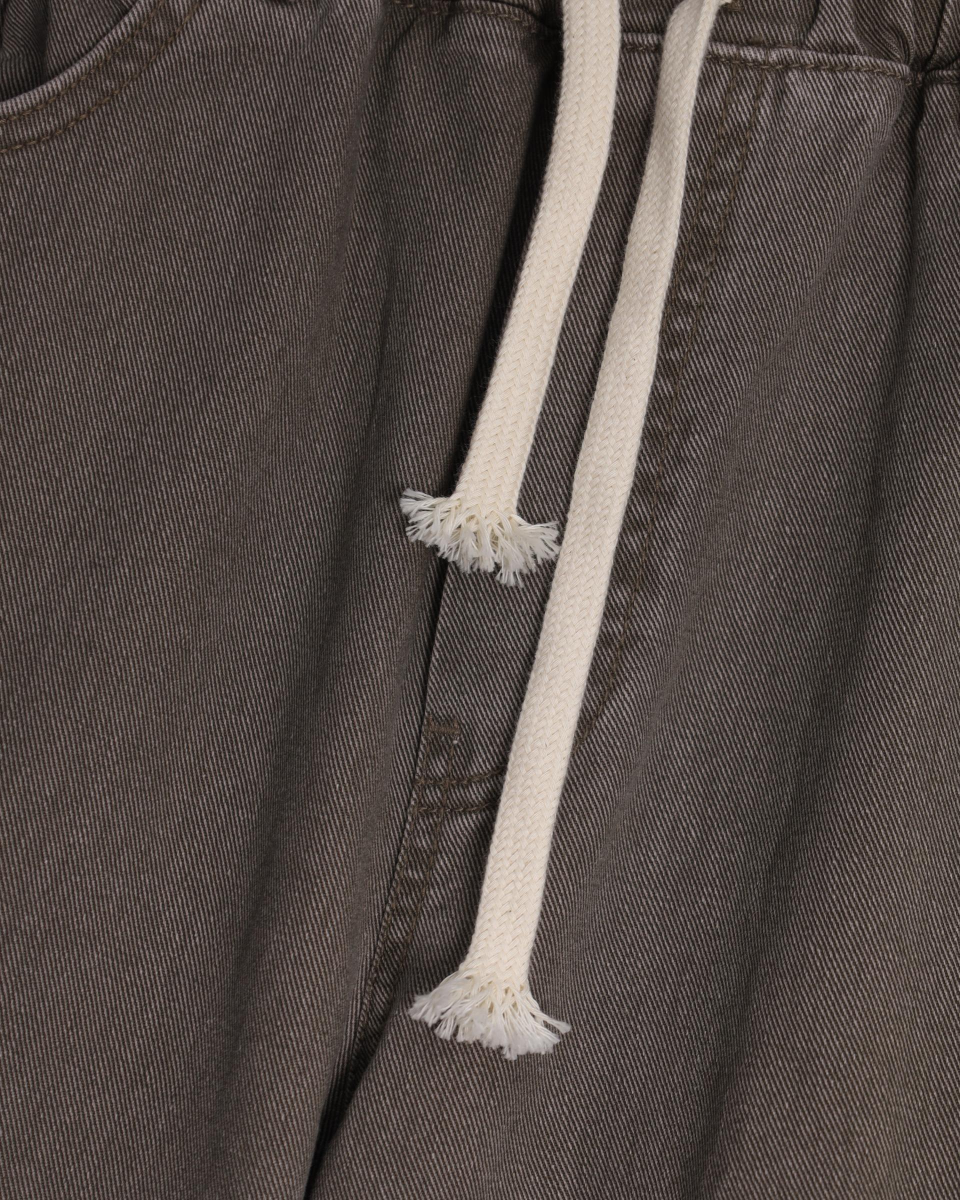 hale border flare banding cotton pants