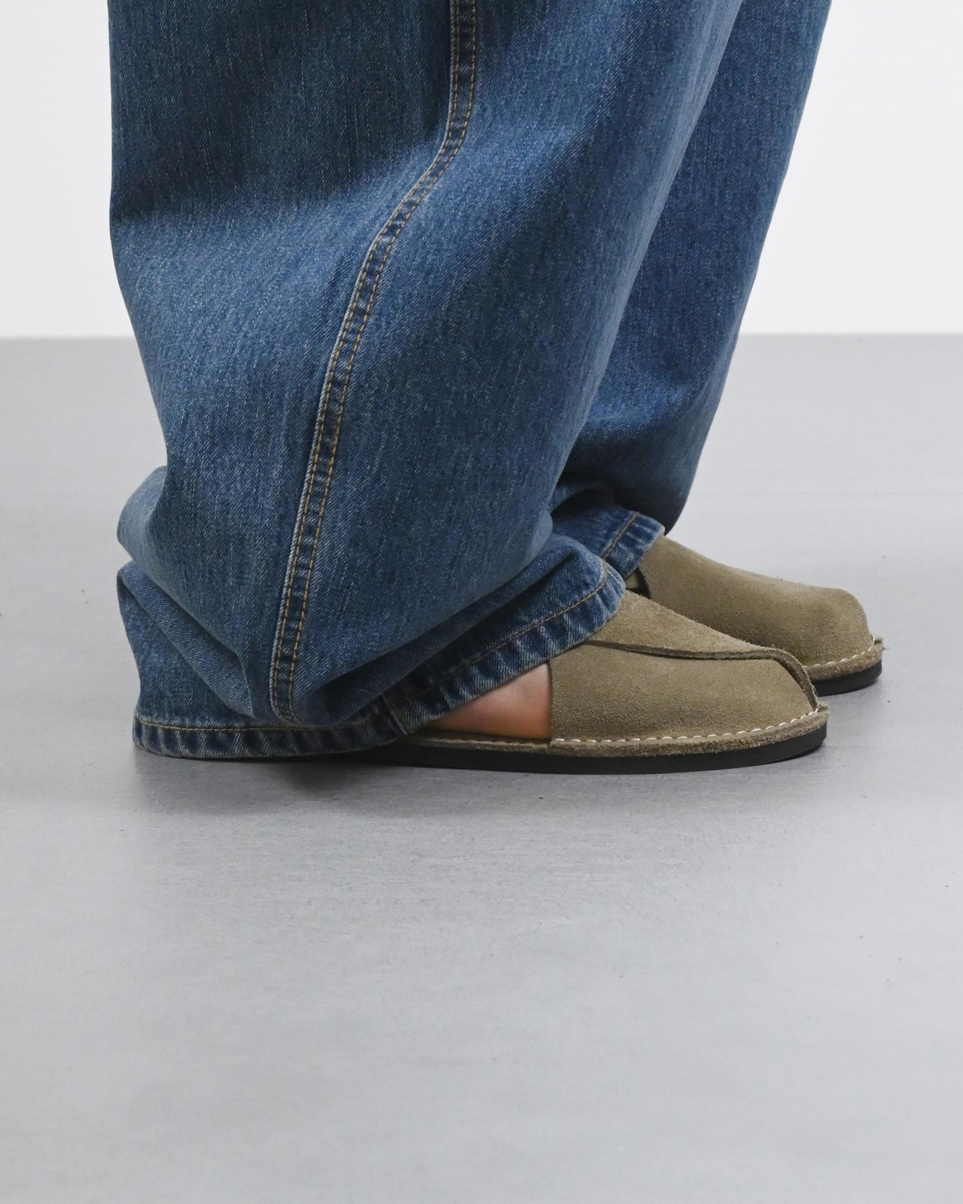 suede cross wrap sandals
