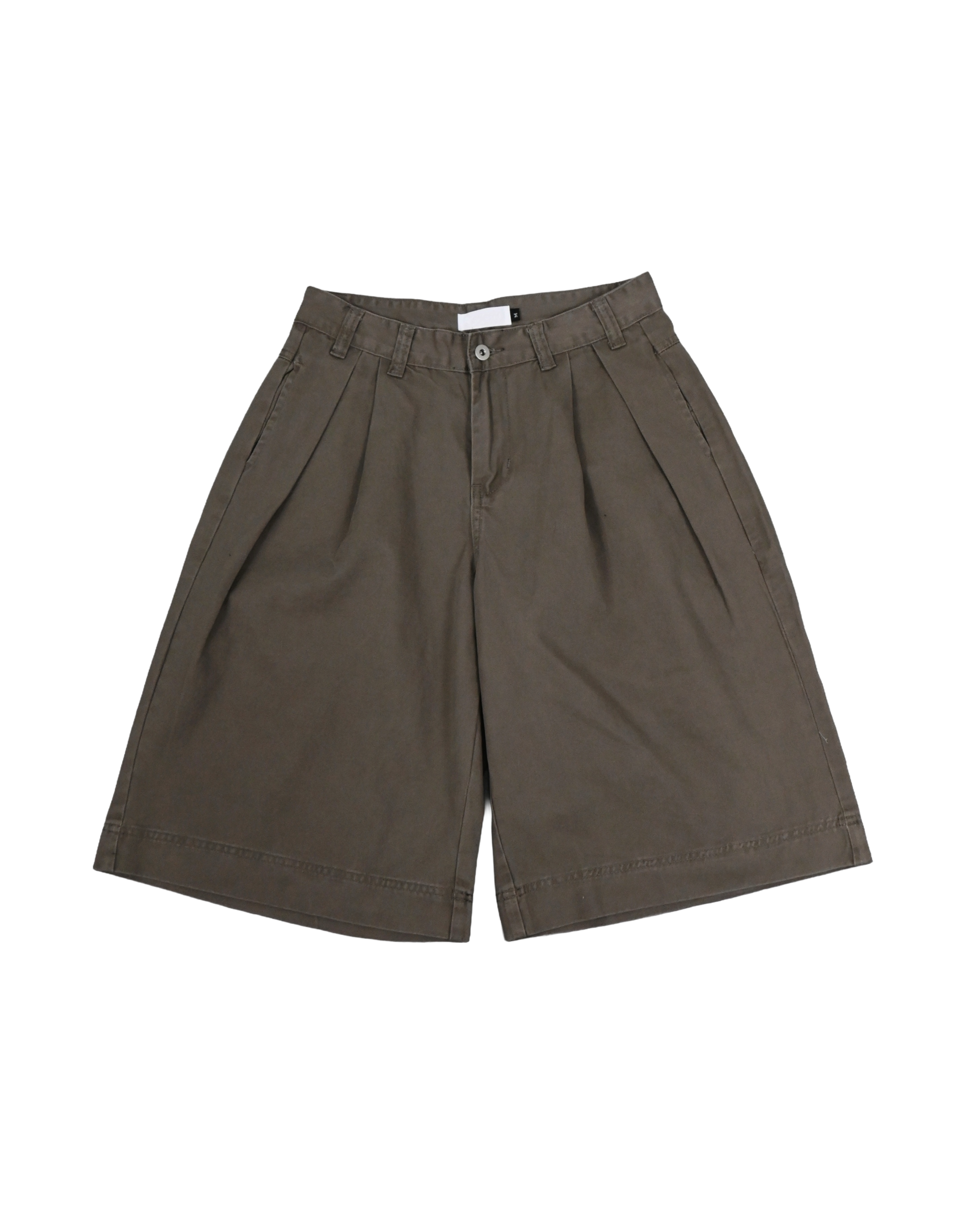 pigment two tuck bermuda cotton pants