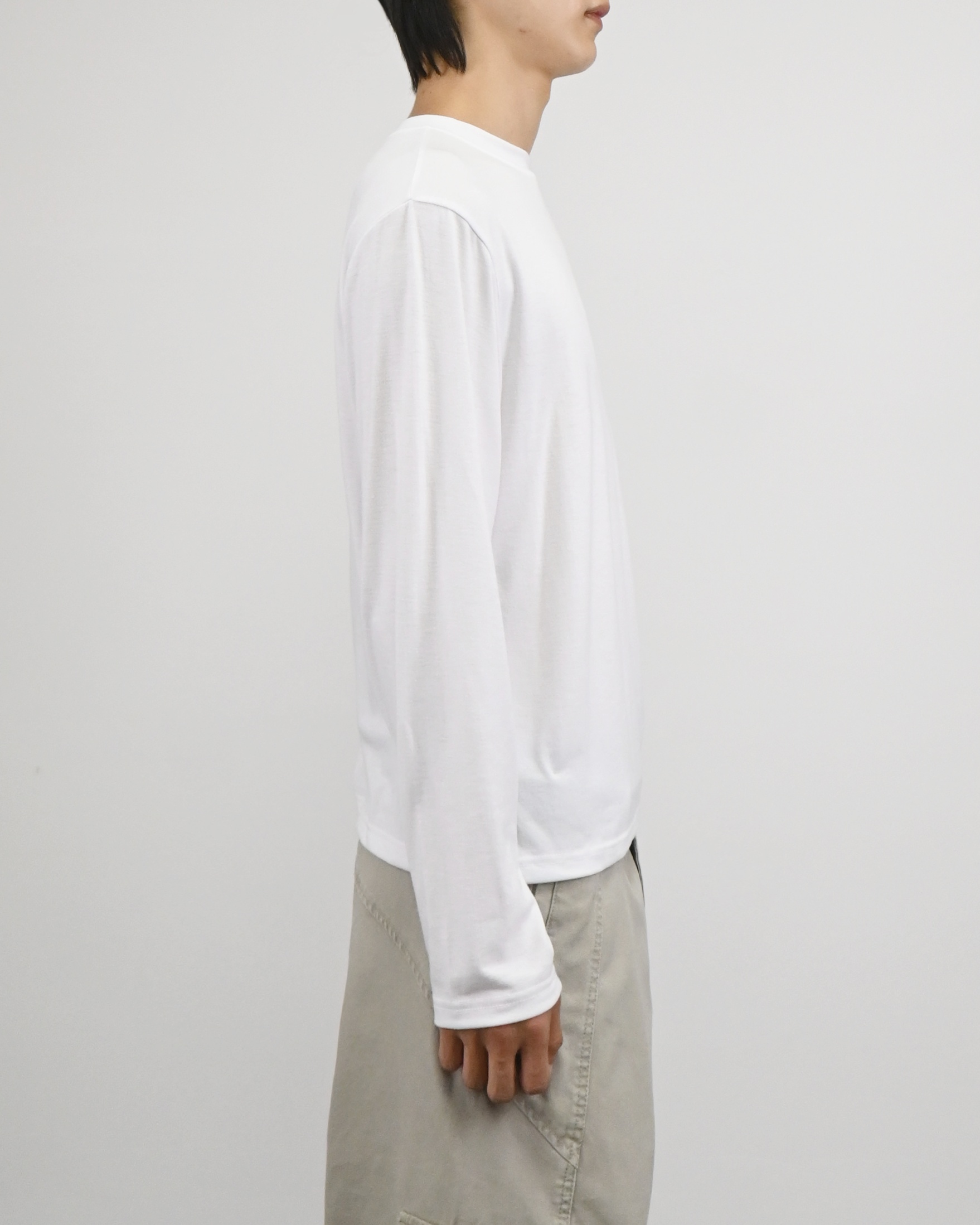 slub henley neck long sleeve 복제