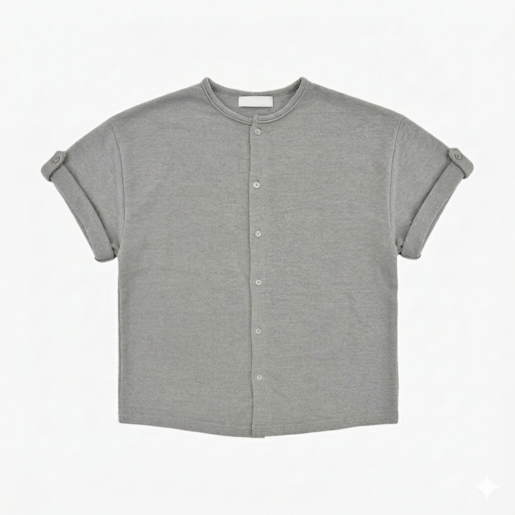 linkle roll-up half cardigan