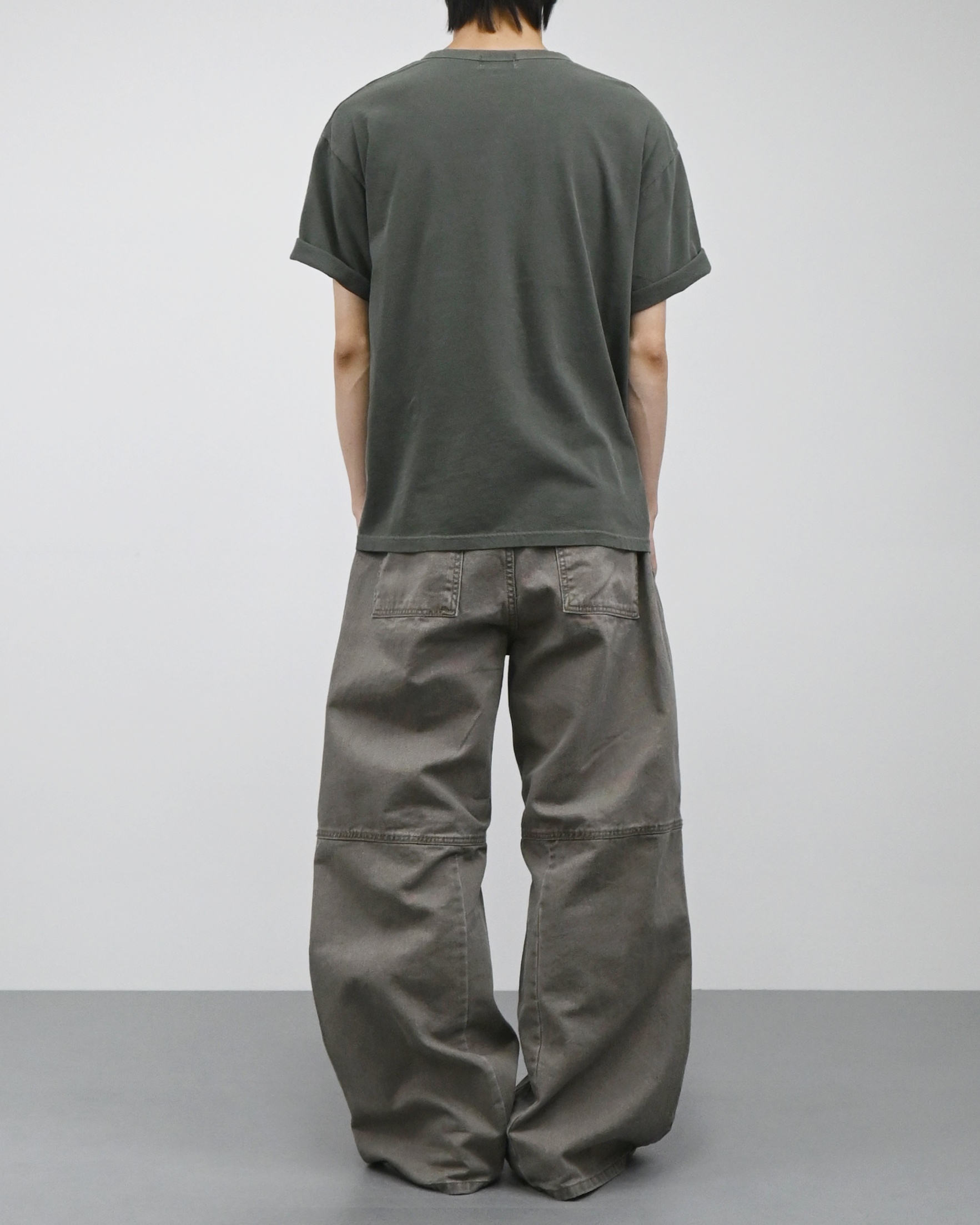 hale border flare banding cotton pants
