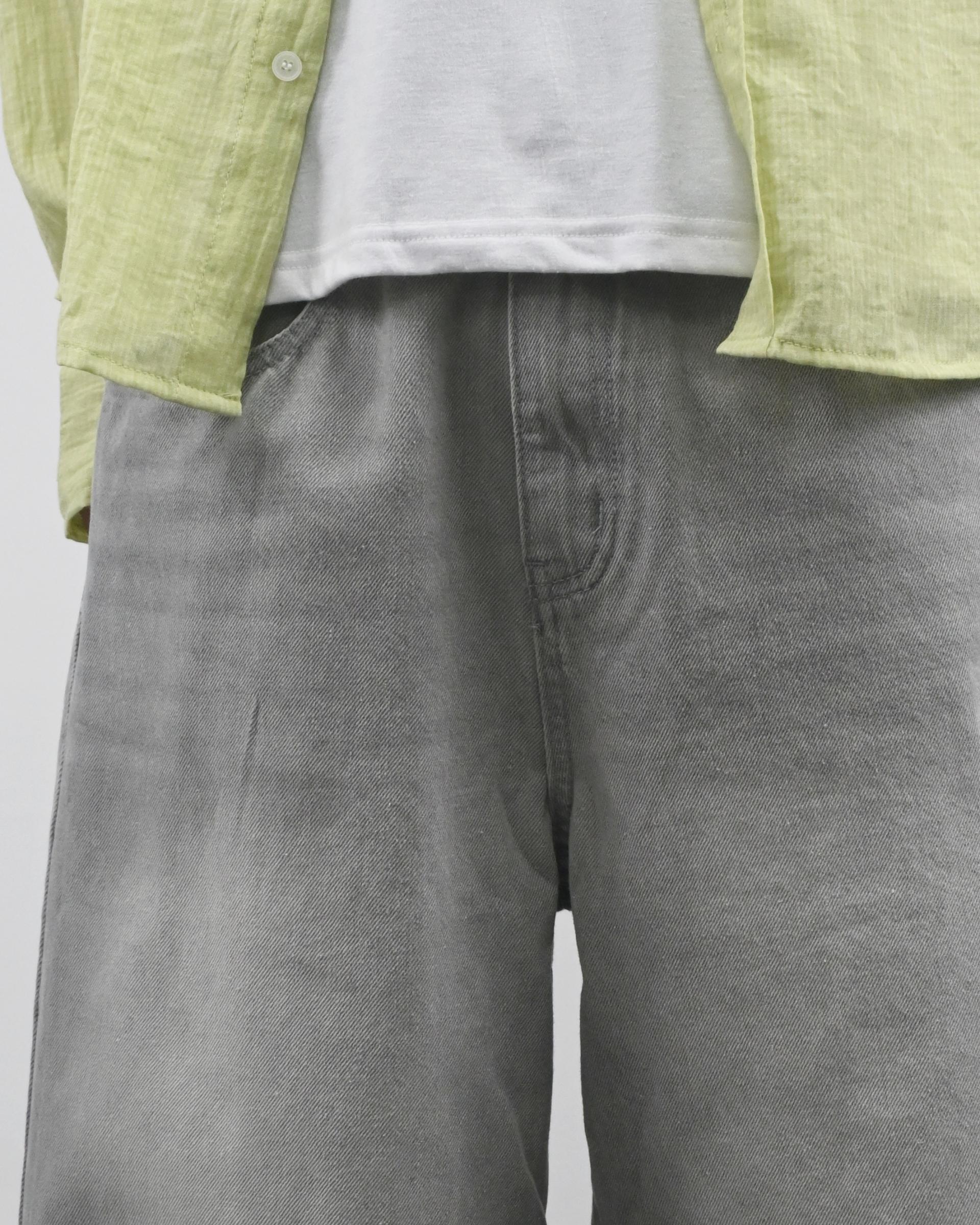 grash washed denim pants